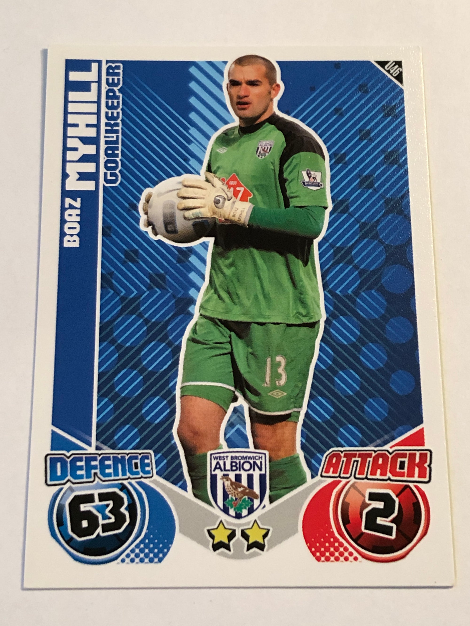 U46. BOAZ MYHILL - WEST BROMWICH ALBION