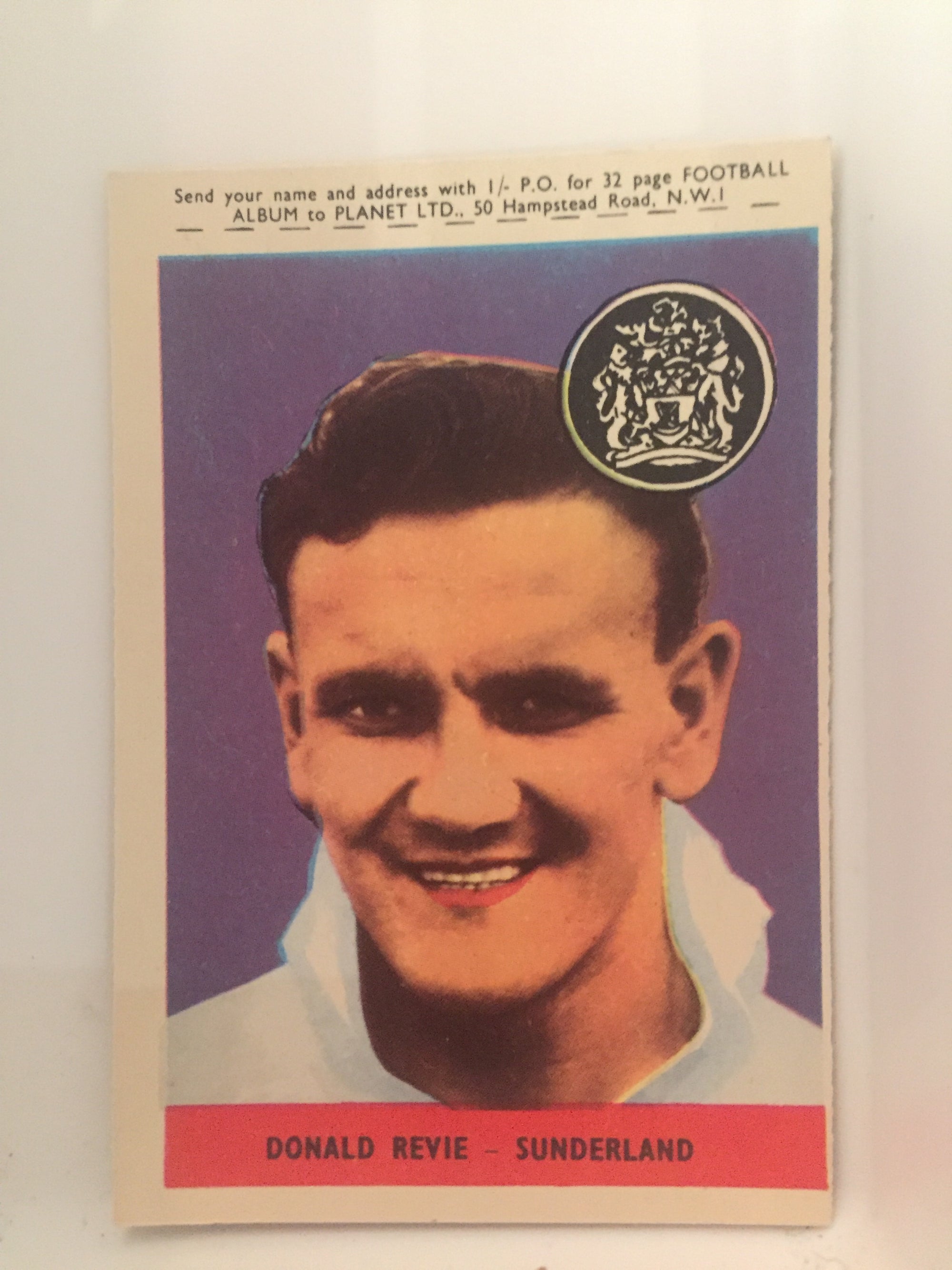 033. DONALD REVIE - SUNDERLAND