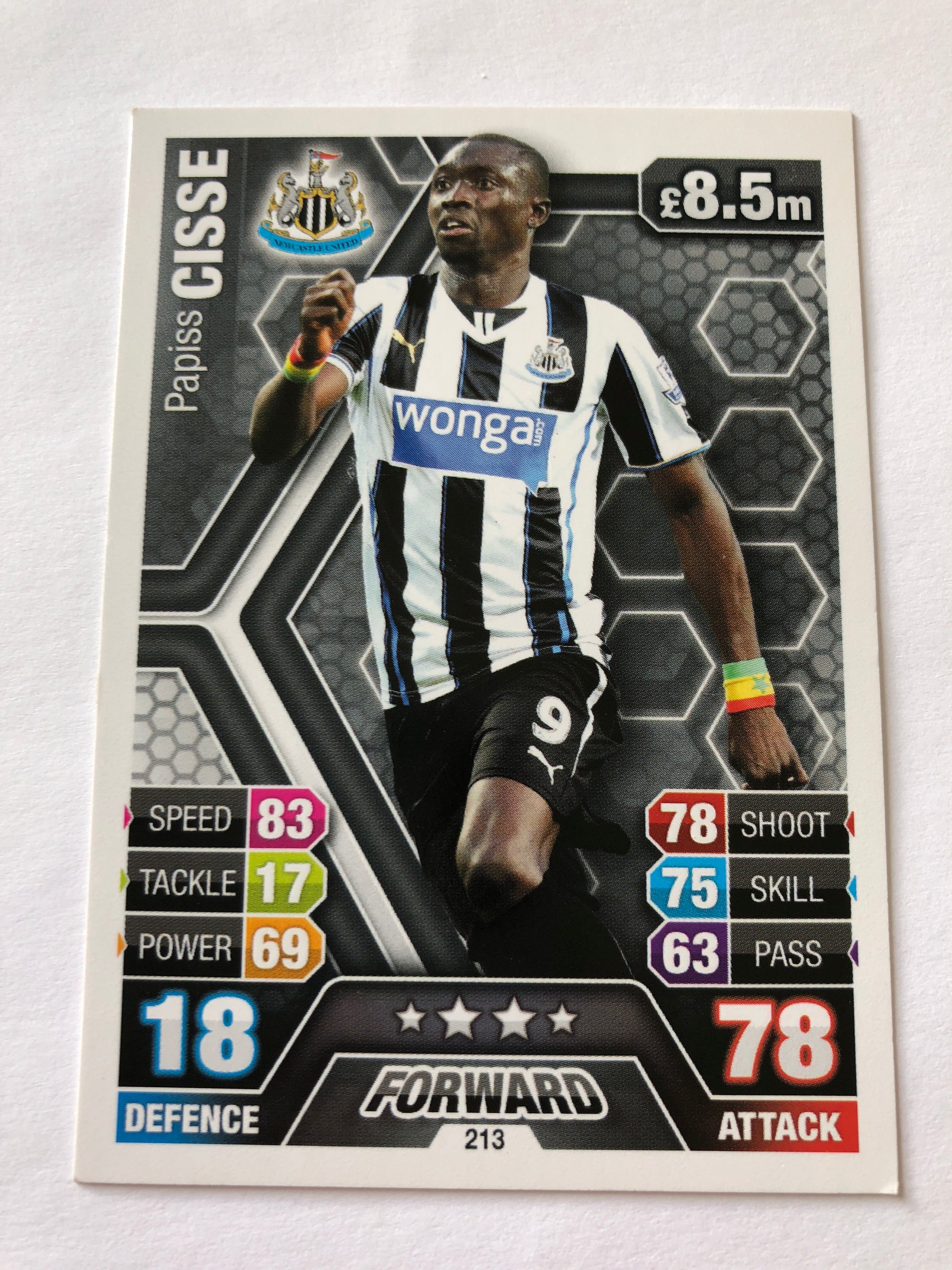 213. PAPISS CISSE - NEWCASTLE UNITED