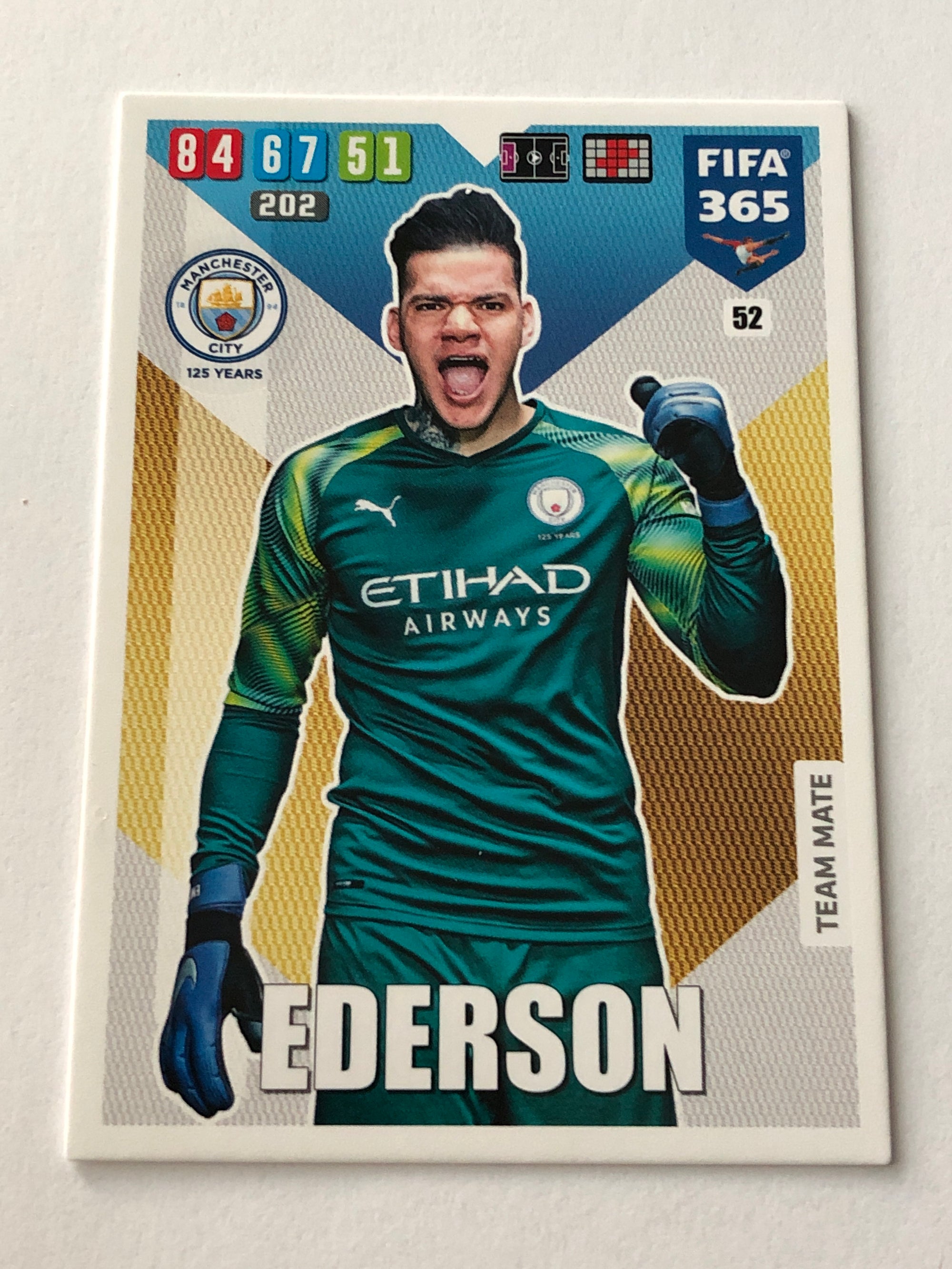 052. EDERSON - MANCHESTER CITY - TEAM MATE