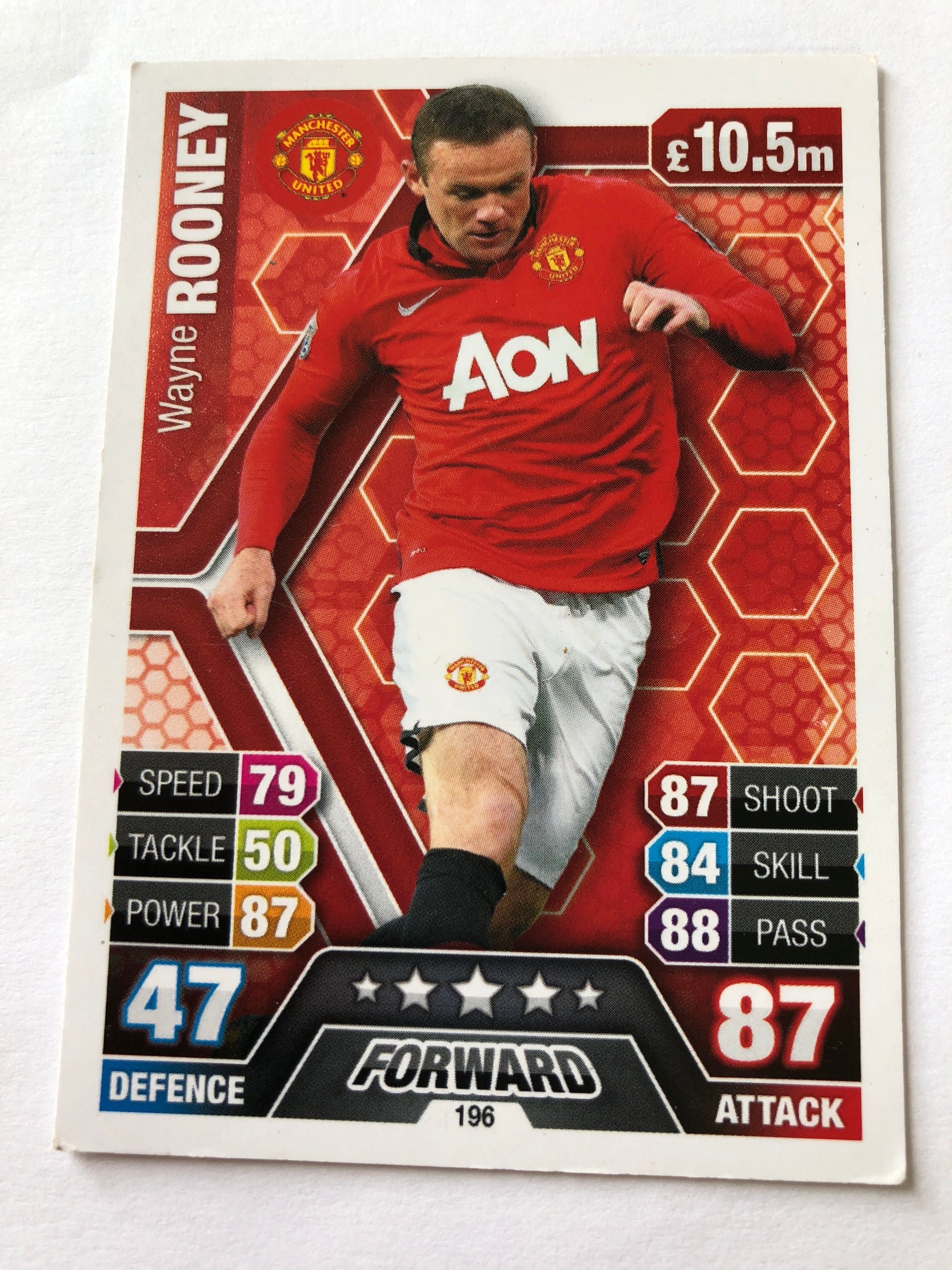 196. WAYNE ROONEY - MANCHESTER UNITED