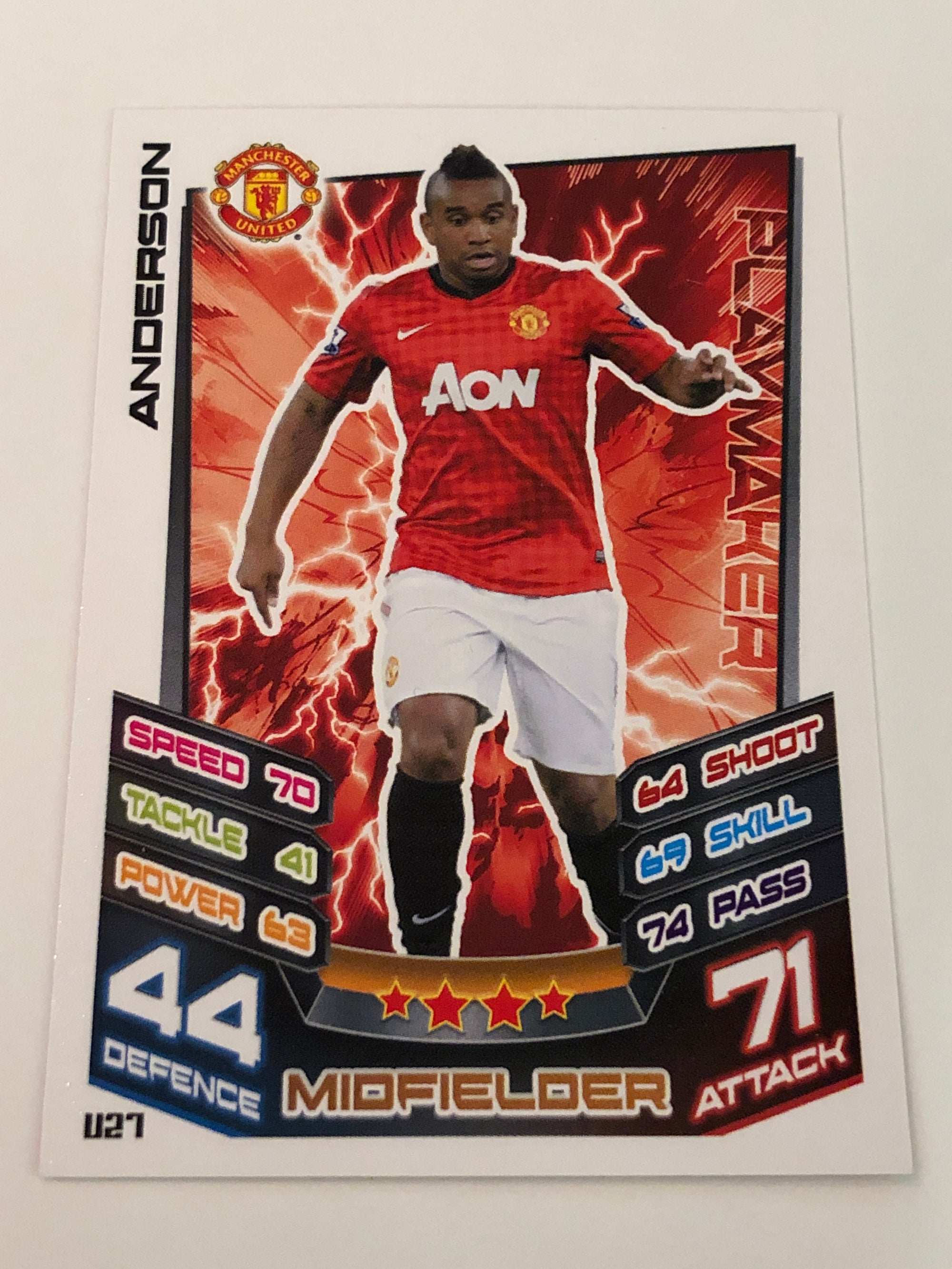 EX-U027. ANDERSON - MANCHESTER UNITED