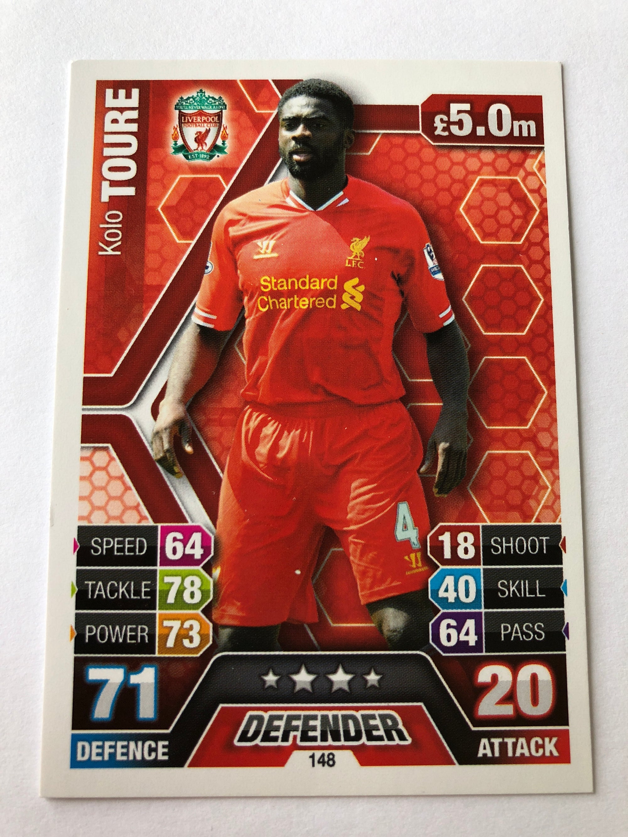 148. KOLO TOURE - LIVERPOOL