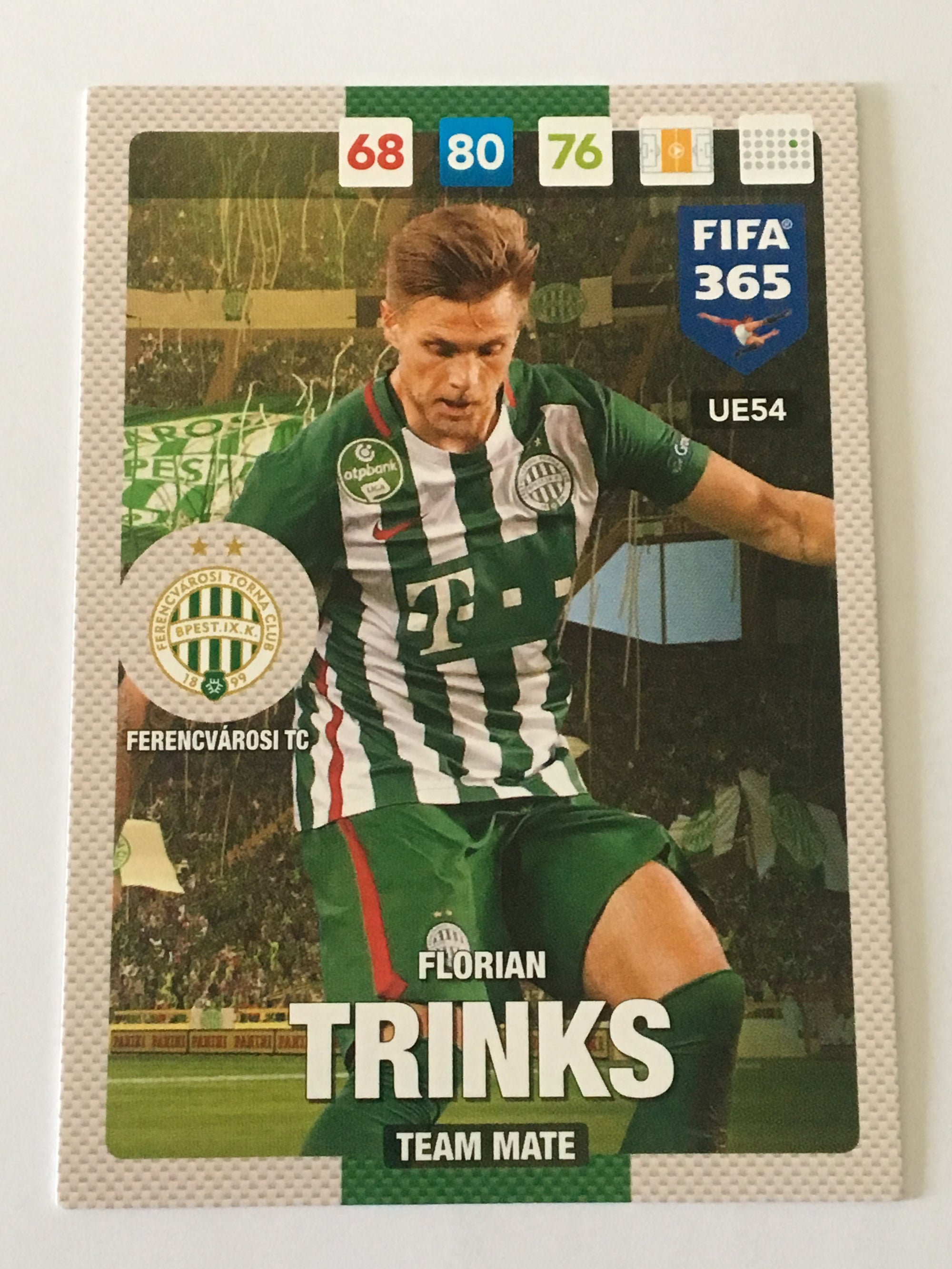 UE054 - FLORIAN TRINKS - FERENVVÁROSI TC - TEAM MATE