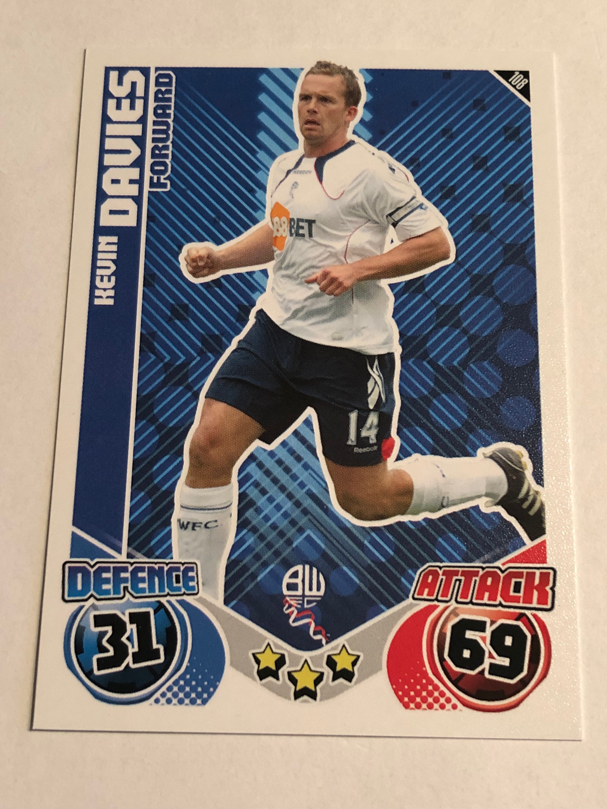 108. KEVIN DAVIES - BOLTON WANDERERS