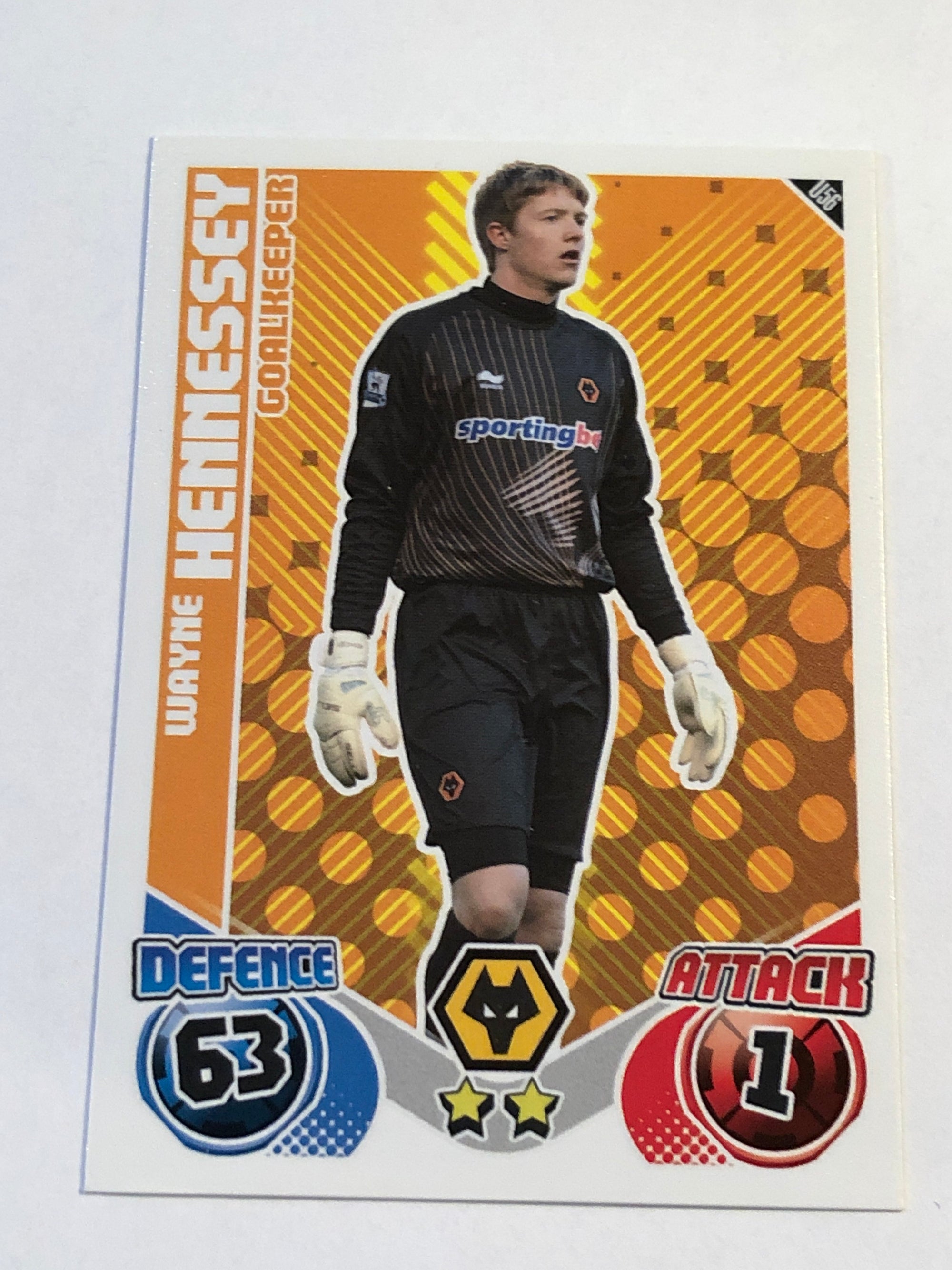 U56. WAYNE HENNESSEY - WOLVERHAMPTON WANDERERS