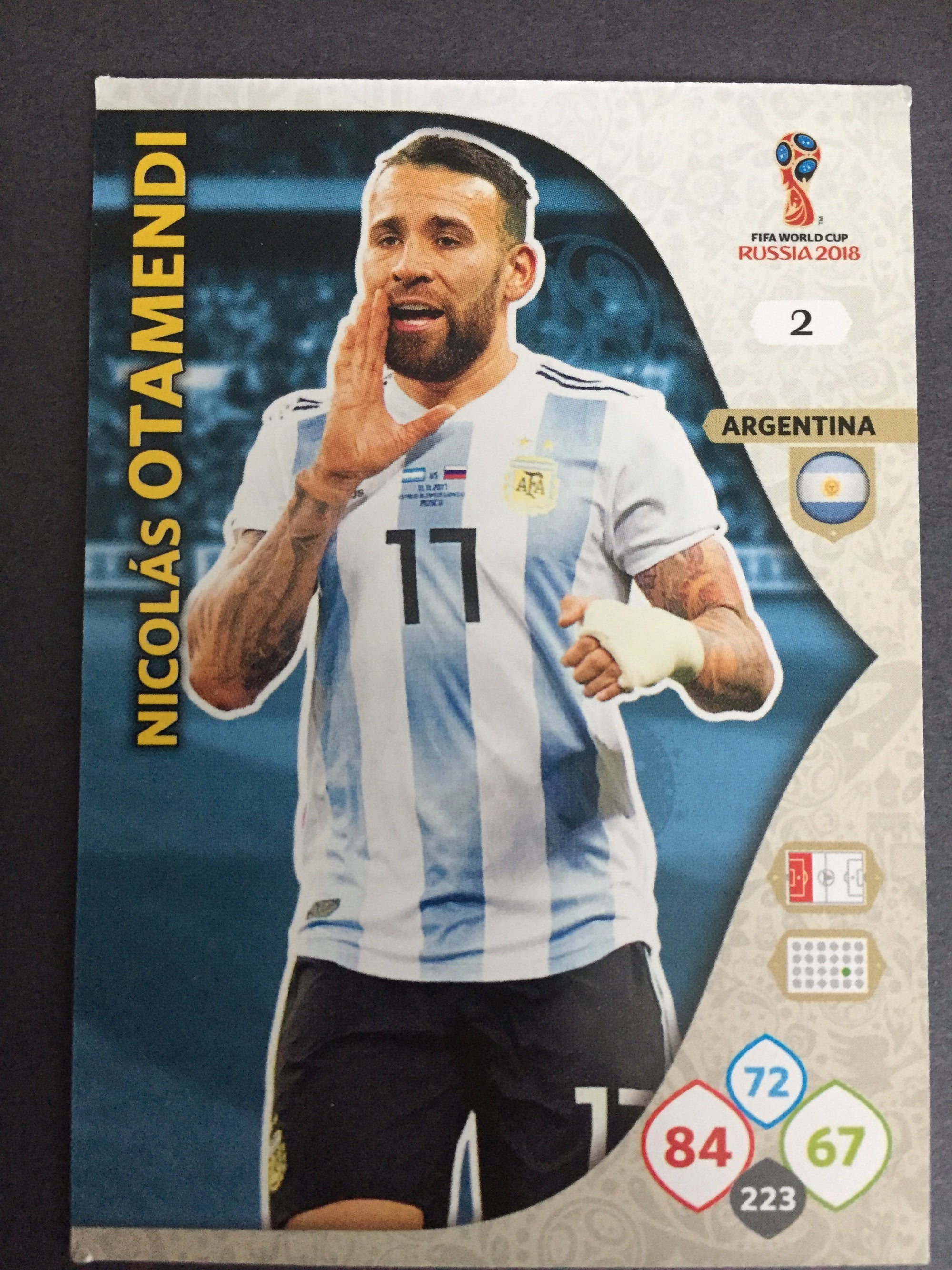 002. NICOLAS OTAMENDI - ARGENTINA
