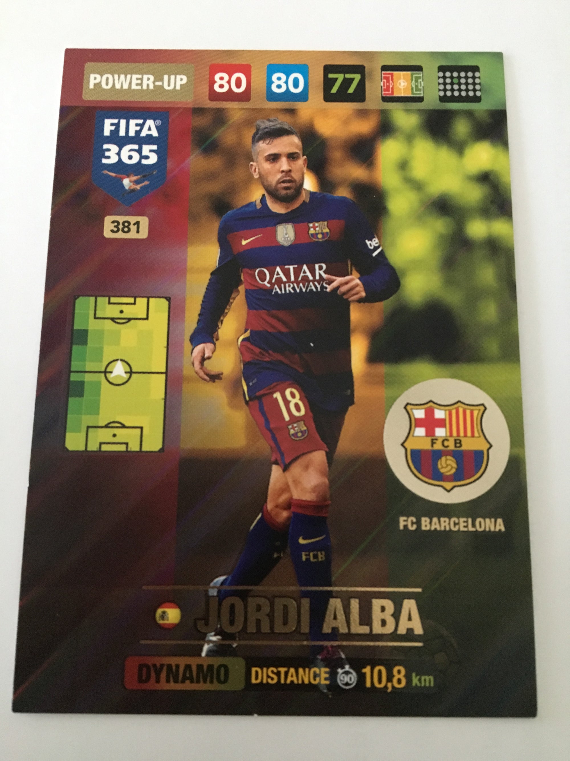 381. JORDI ALBA - FC BARCELONA - POWER-UP - DYNAMO