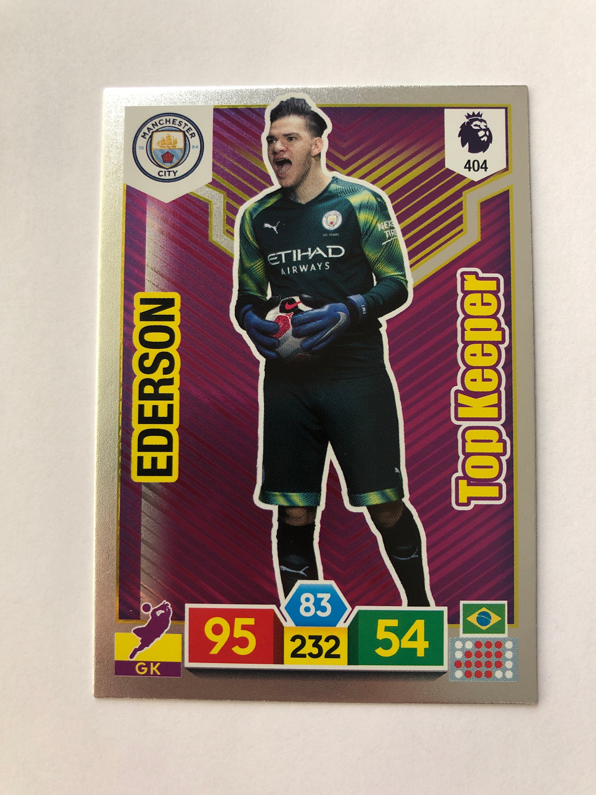 404. EDERSON - MANCHESTER CITY - TOP KEEPER