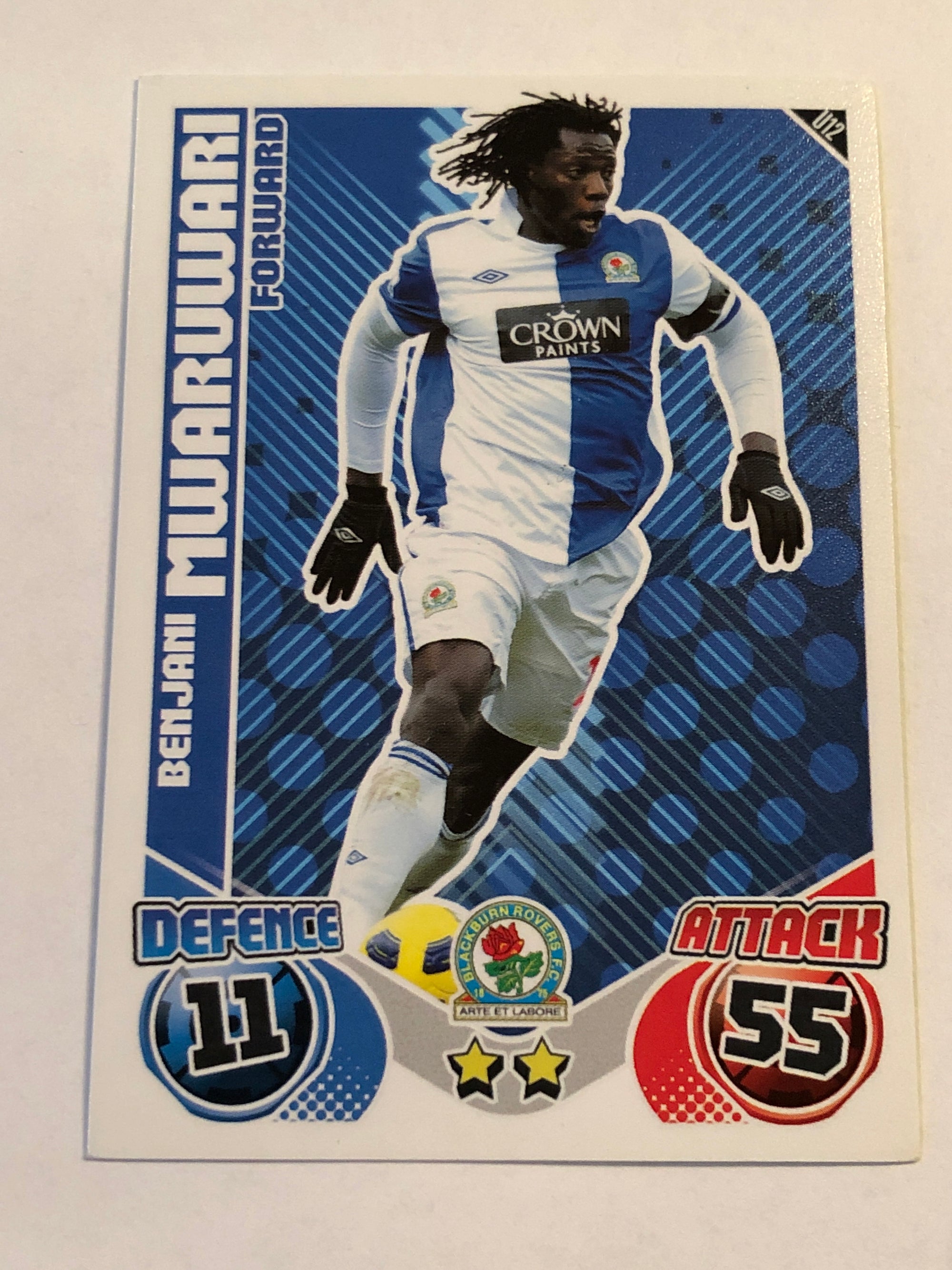 U12. BENJANI MWARUWARI - BLACKBURN ROVERS