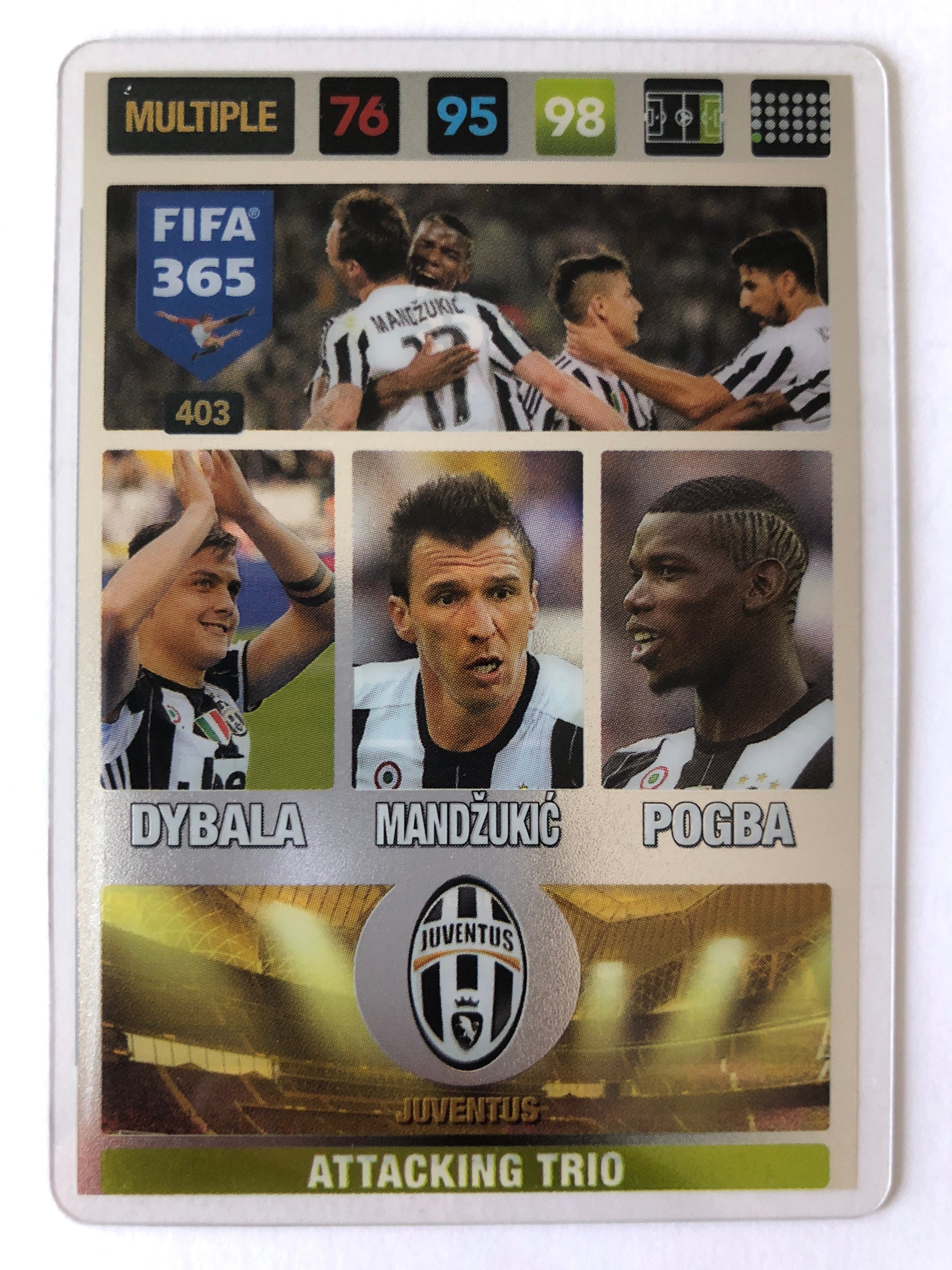 403. JUVENTUS - DYBALA - MANDZUKIC - POGBA - MULTIPLE - ATTACKING TRIO
