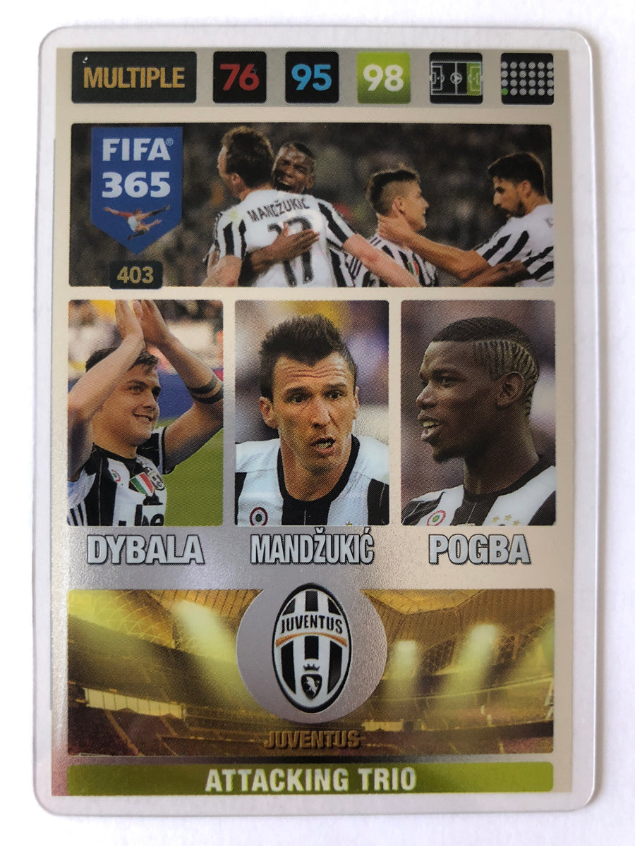 403. JUVENTUS - DYBALA - MANDZUKIC - POGBA - MULTIPLE - ATTACKING TRIO