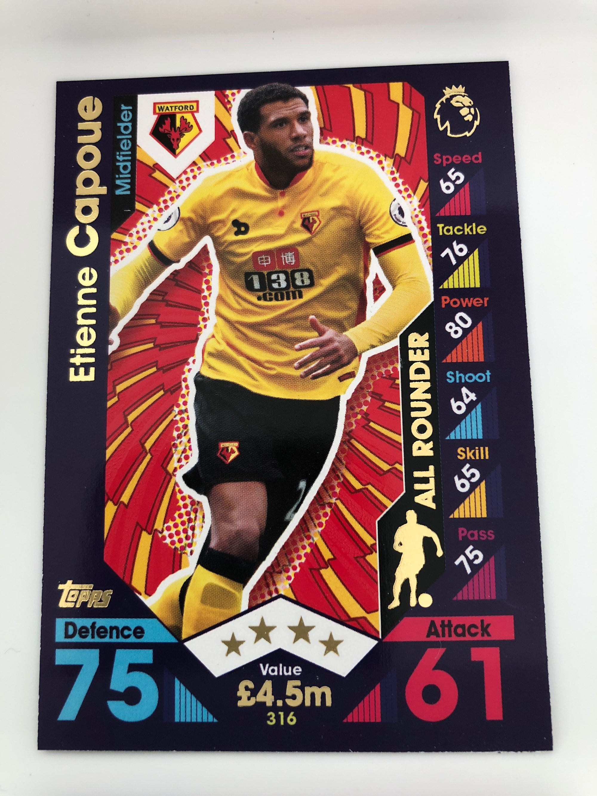 316. ETIENNE CAPOUE - WATFORD - ALL ROUNDER