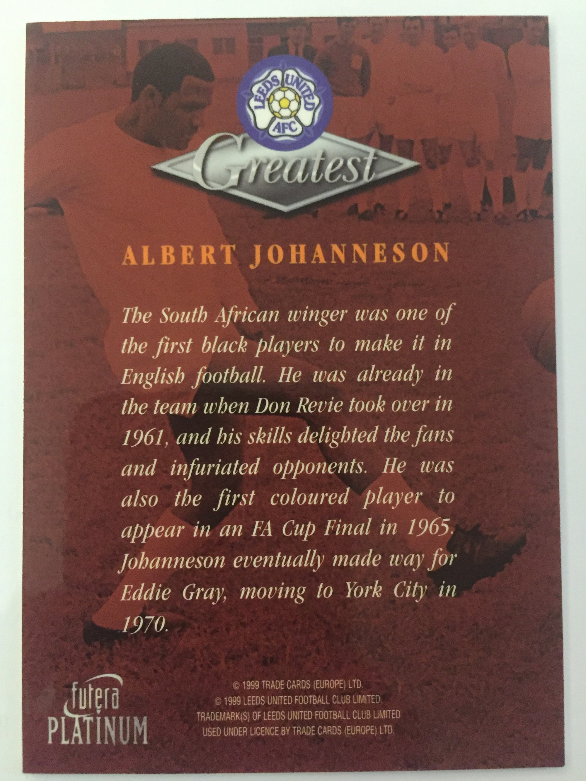 ALBERT JOHANNESON - LEEDS UNITED