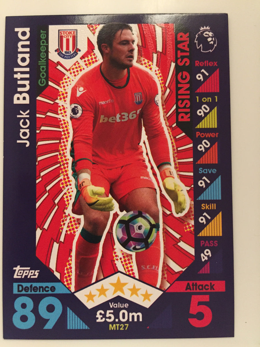 MT 27. JACK BUTLAND - STOKE CITY - RISING STAR