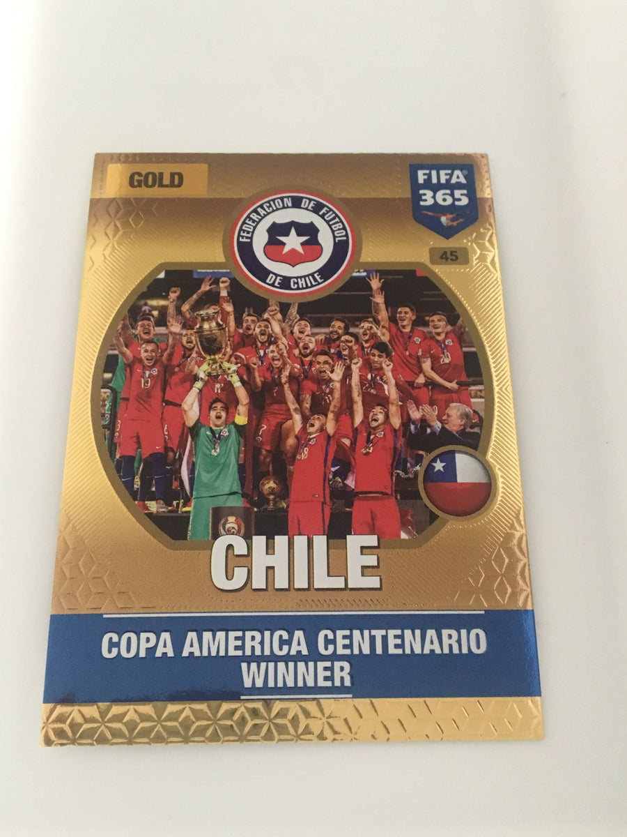 045. CHILE - GOLD - COPA AMERICA CENTENARIO WINNER