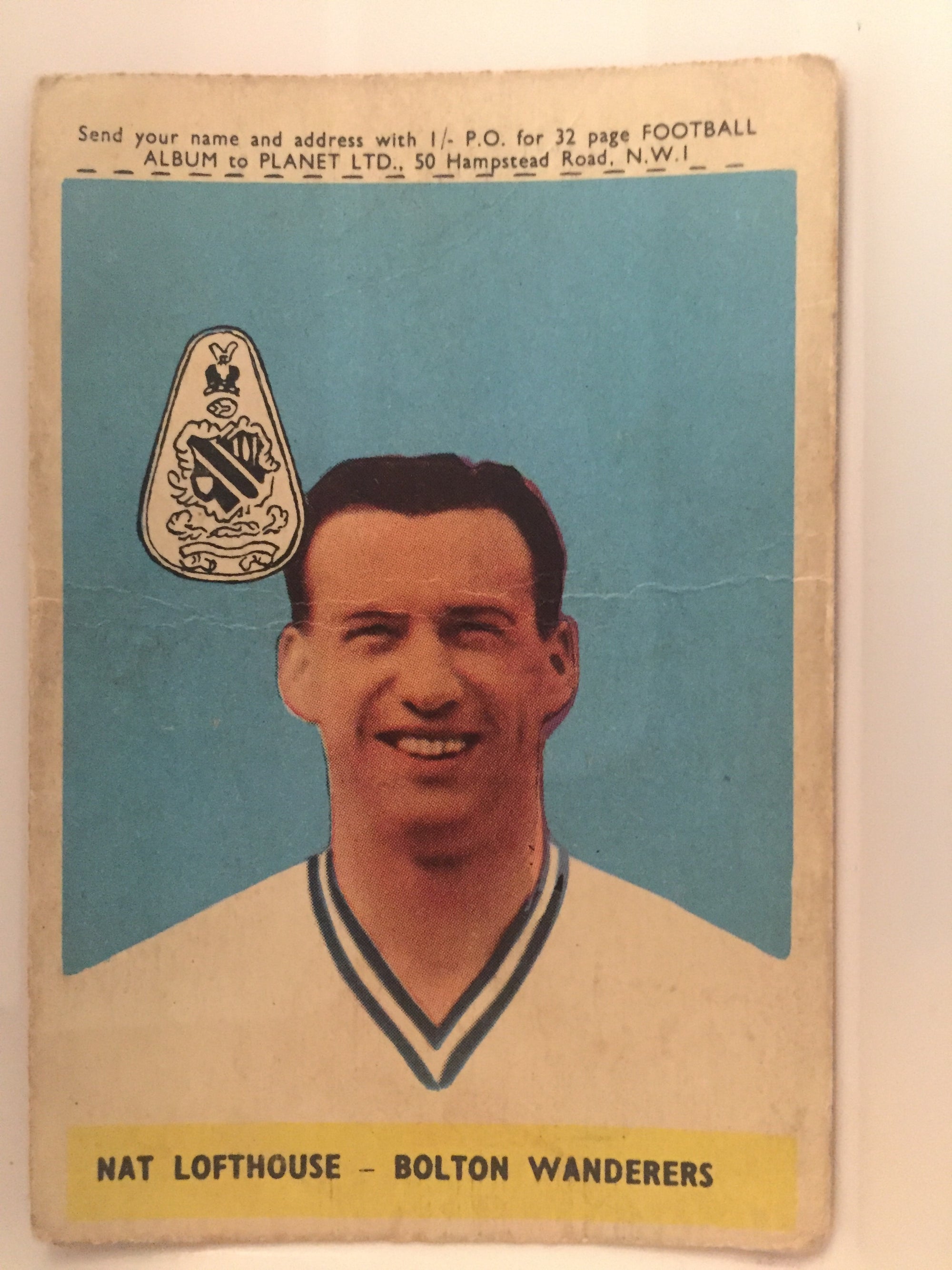 046. NATHANIEL LOFTHOUSE - BOLTON WANDERERS