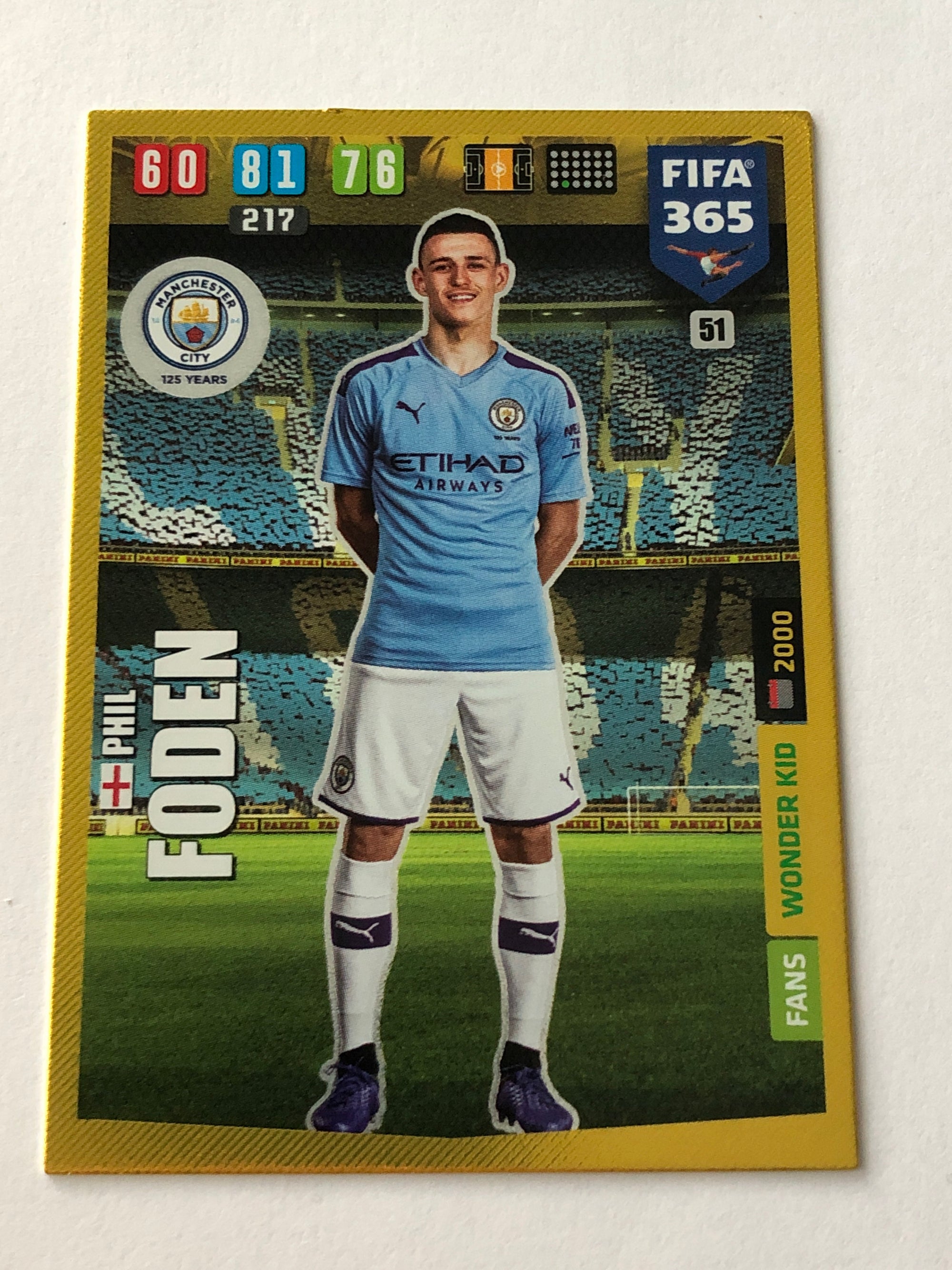 051. PHIL FODEN - MANCHESTER CITY - FANS WONDER KID