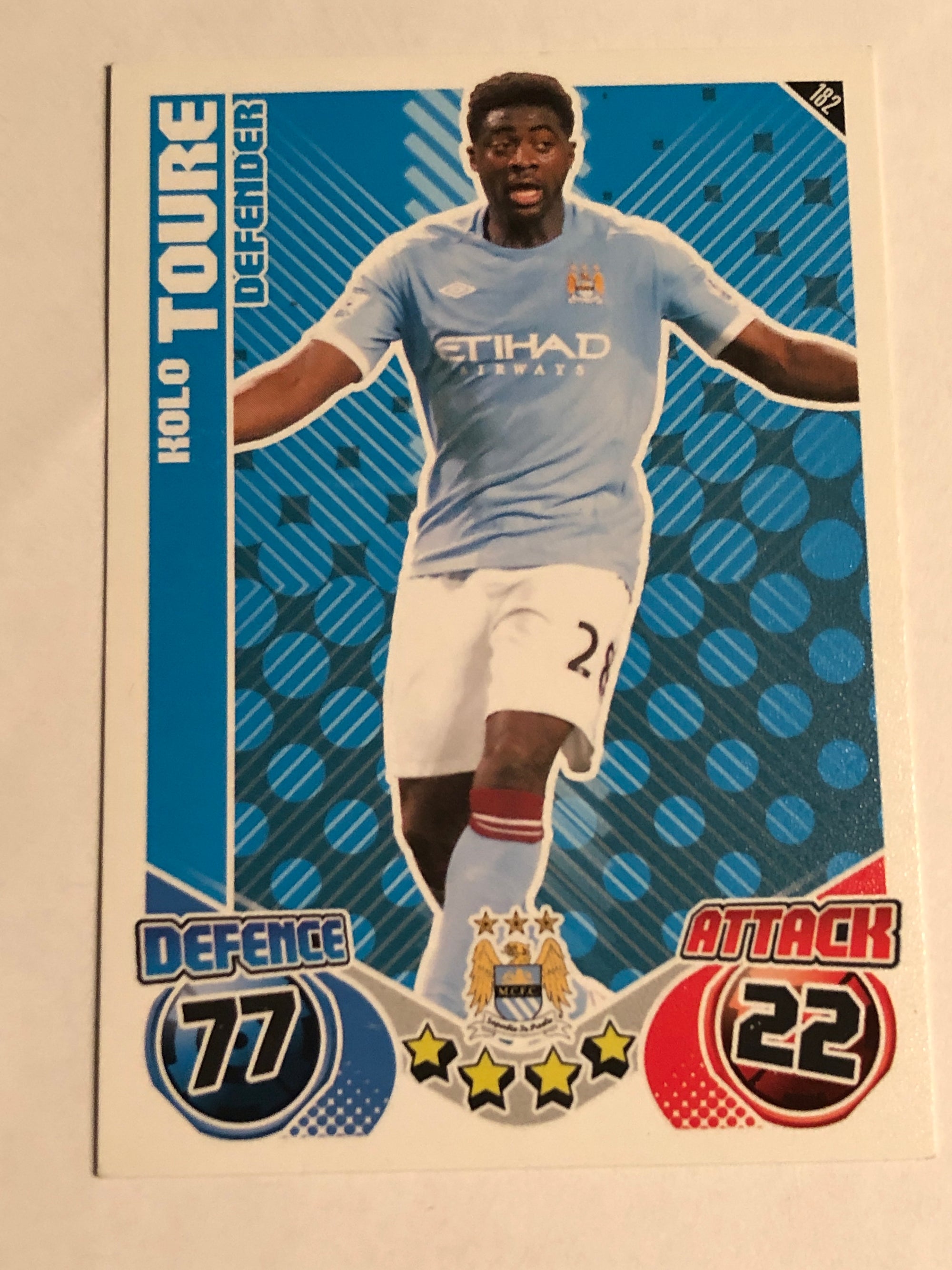 182. KOLO TOURE - MANCHESTER CITY