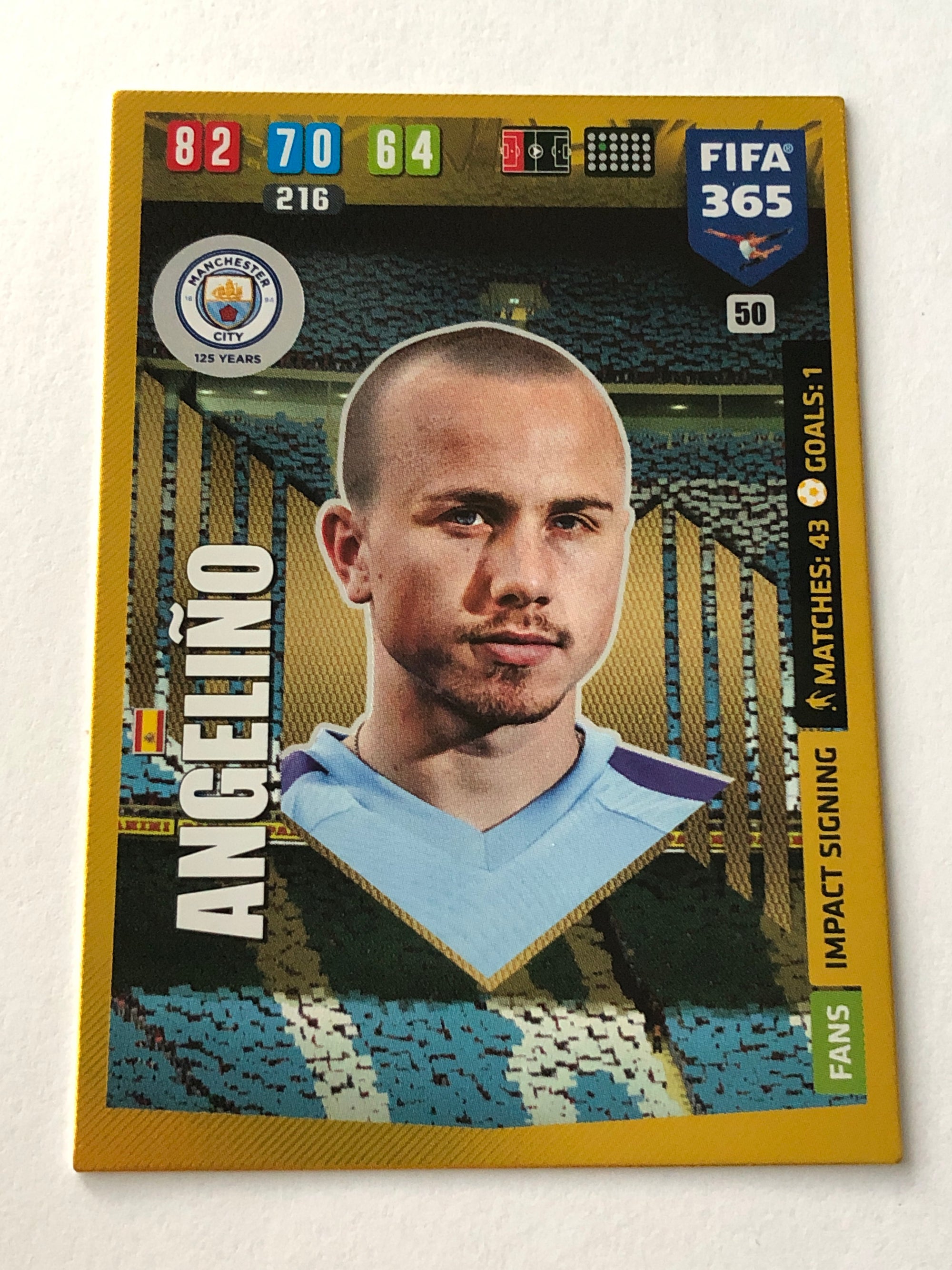 050. ANGELINO - MANCHESTER CITY - FANS IMPACT SIGNING