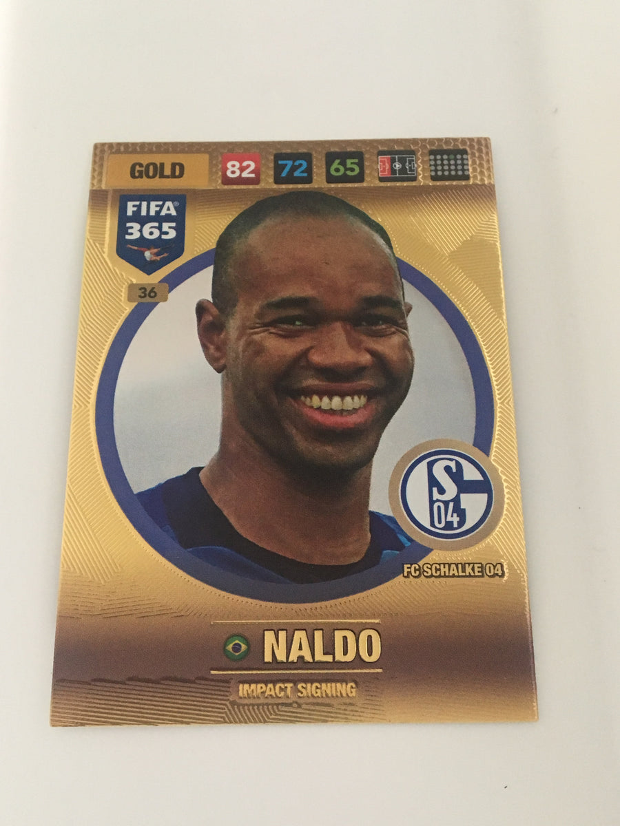 036. NALDO - FC SCHALKE 04 - GOLD - IMPACT SIGNING