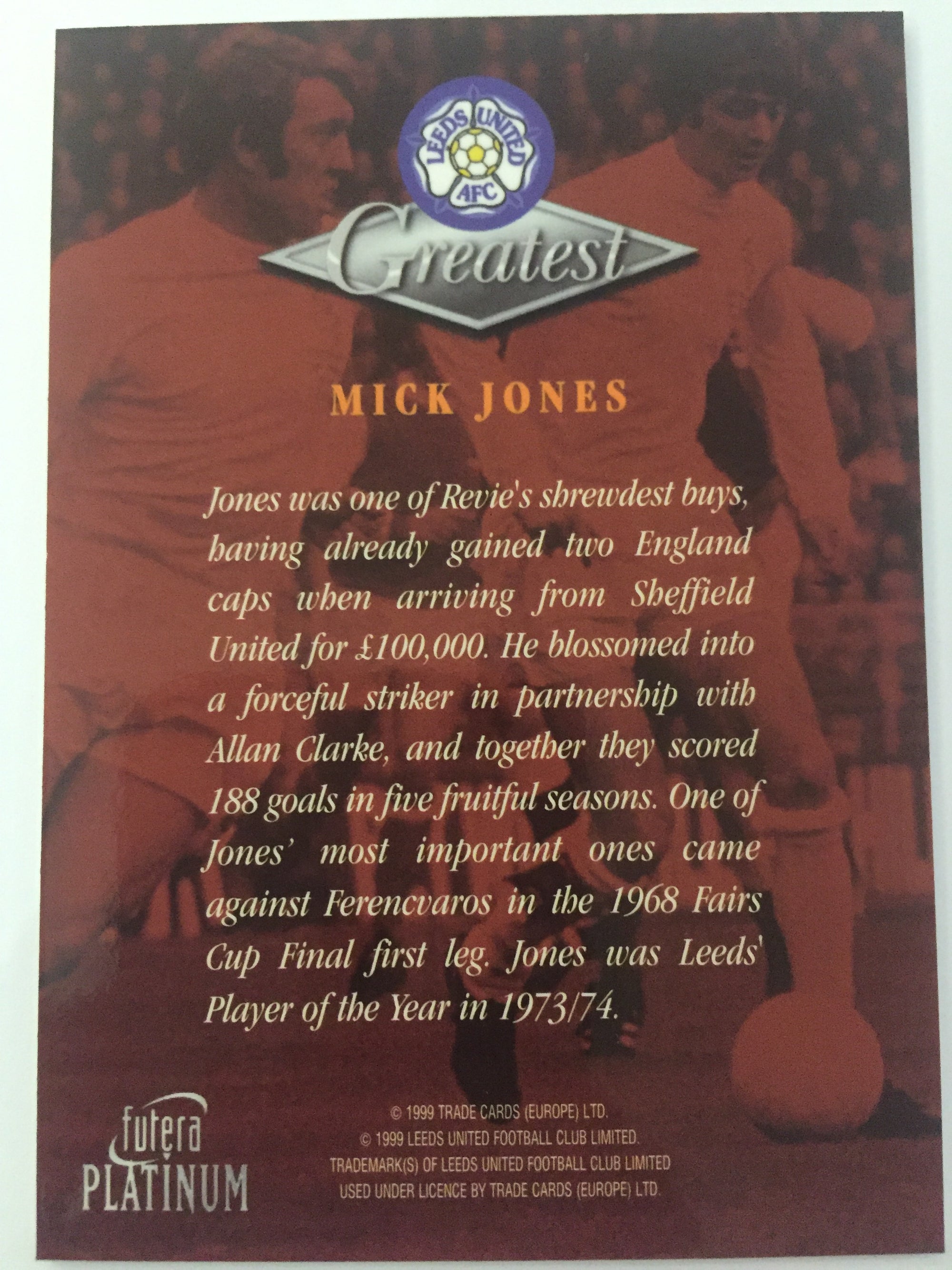 MICK JONES - LEEDS UNITED