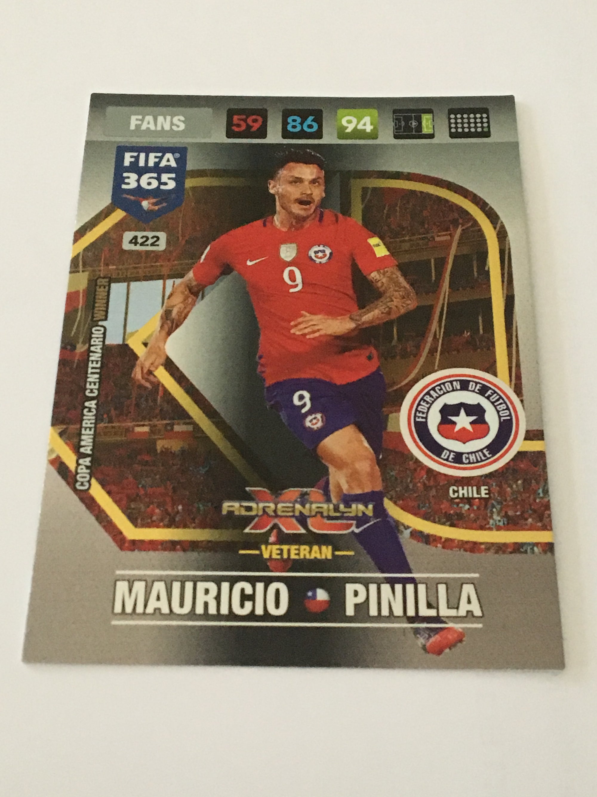 422. MAURICIO PINILLA - CHILE - FANS - VETERAN