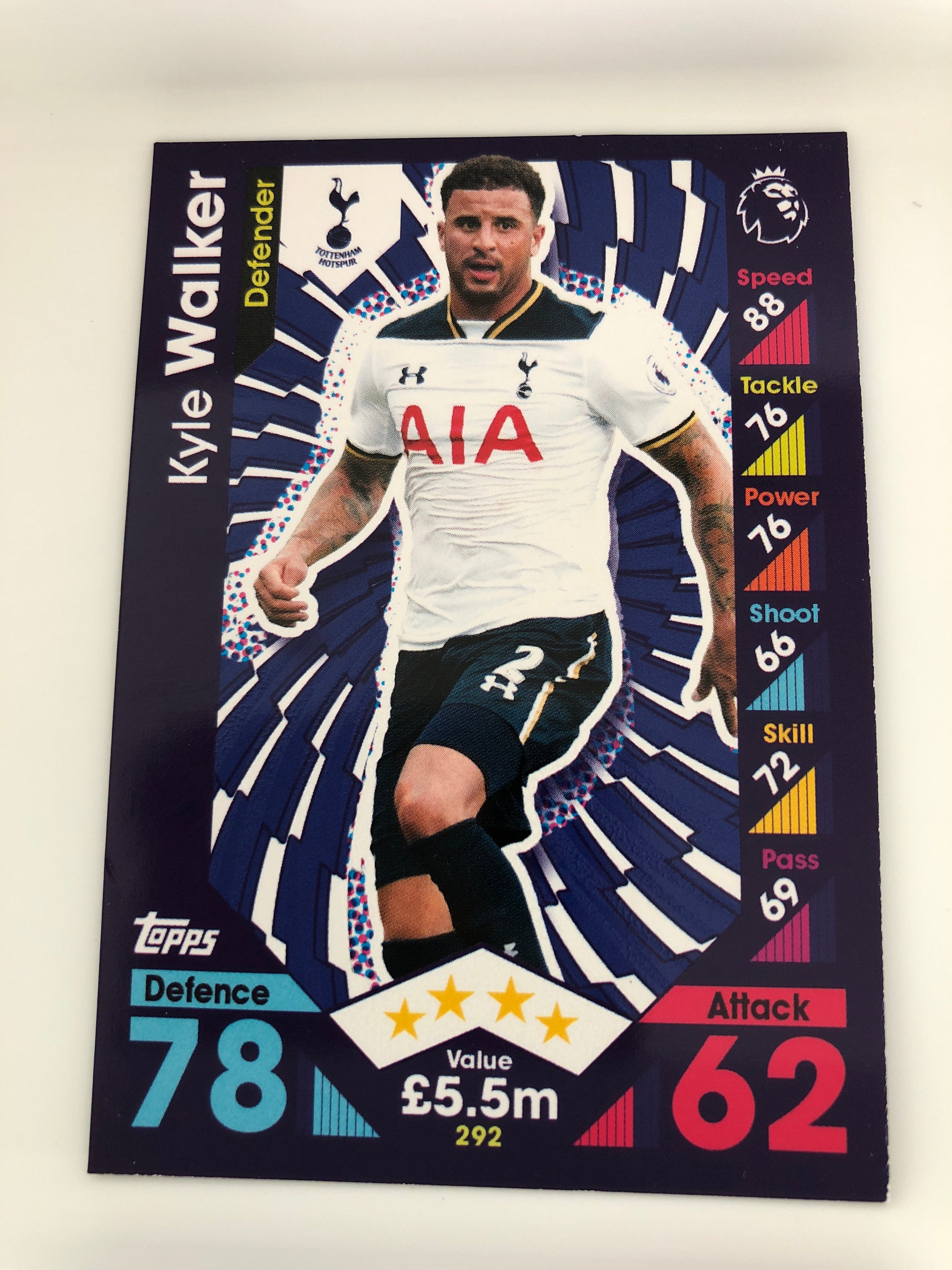 292. KYLE WALKER - TOTTENHM HOTSPUR
