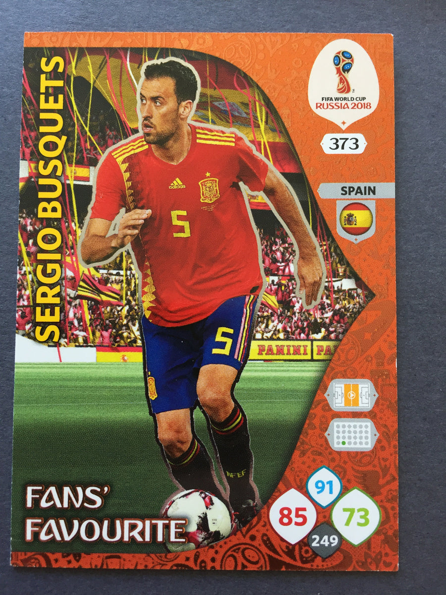 373. SERGIO BUSQUETS - SPAIN - FANS FAVOURITE