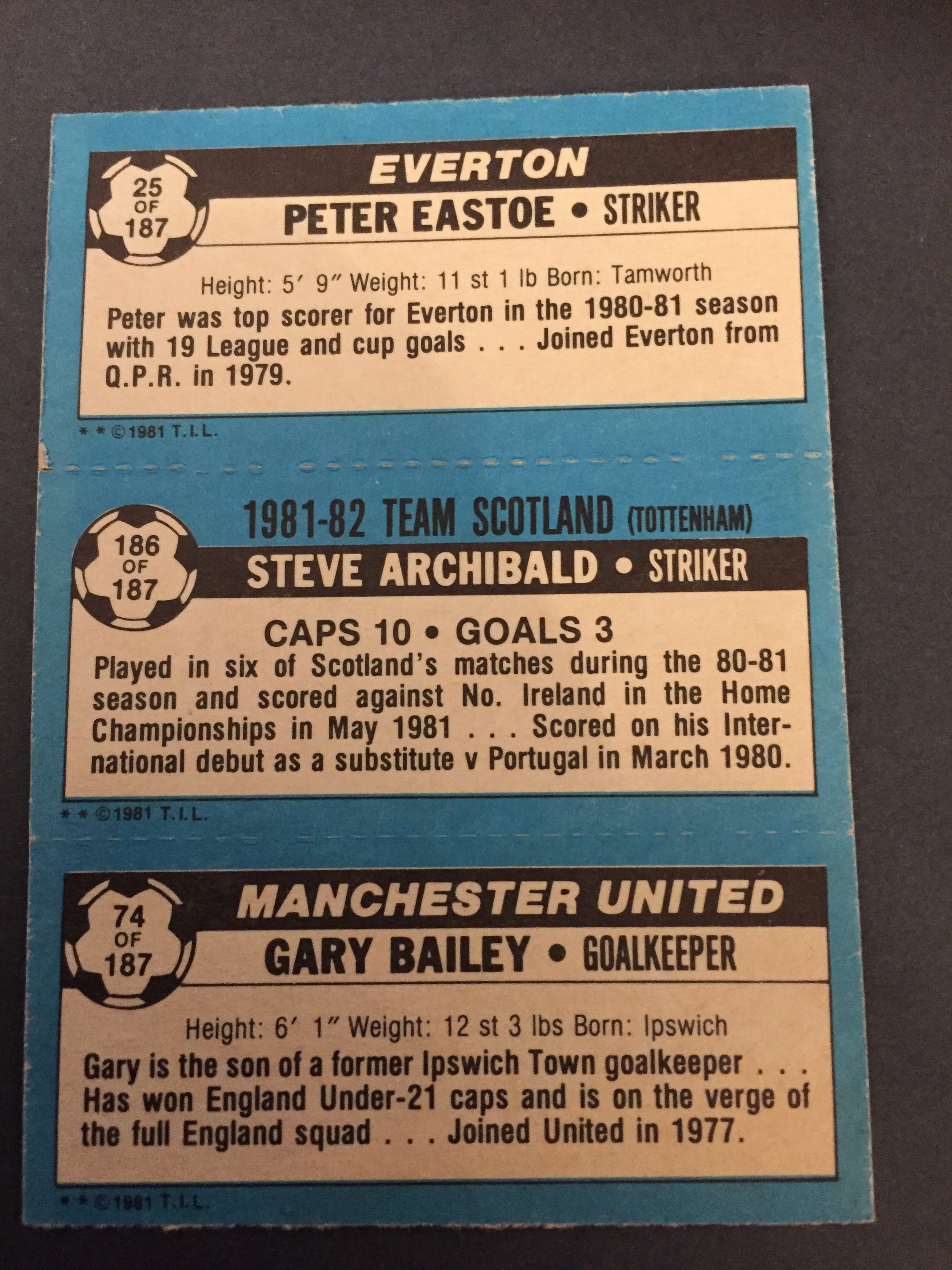 025 - 186 - 74 - EASTOE, ARCHIBALD, BAILEY