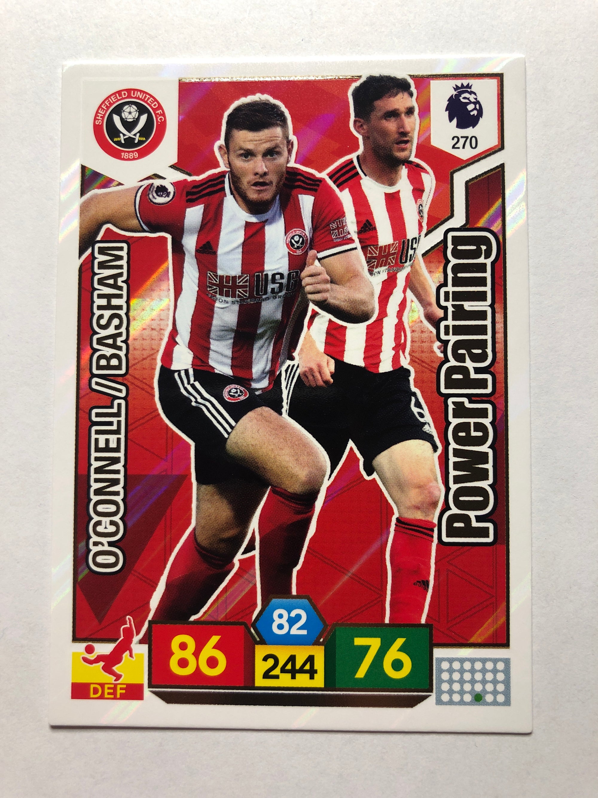 270. O’CONNELL / BASHAM - SHEFFIELD UNITED - POWER PAIRING