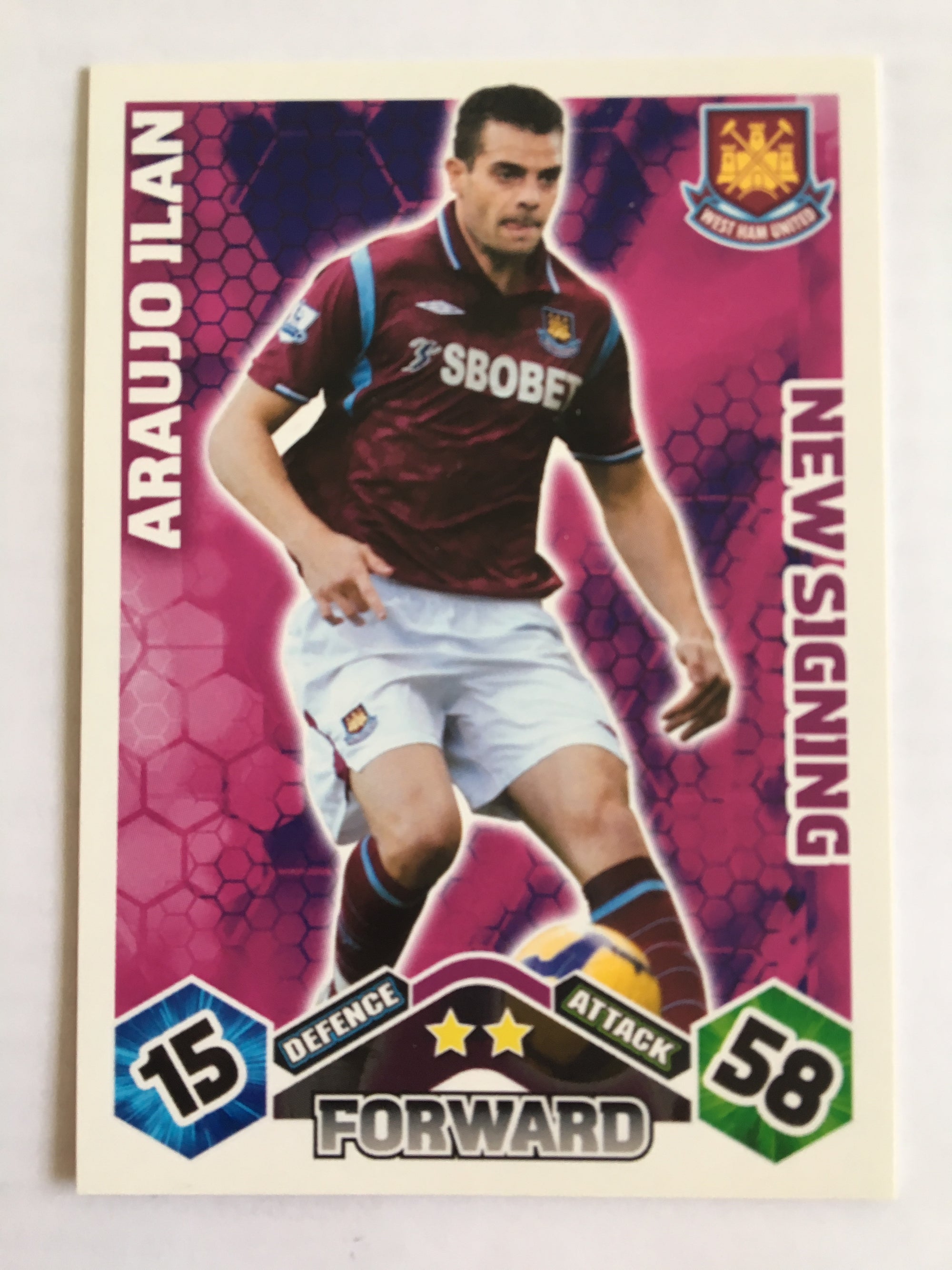 NS136. ARAUJO ILAN - WEST HAM UNITED