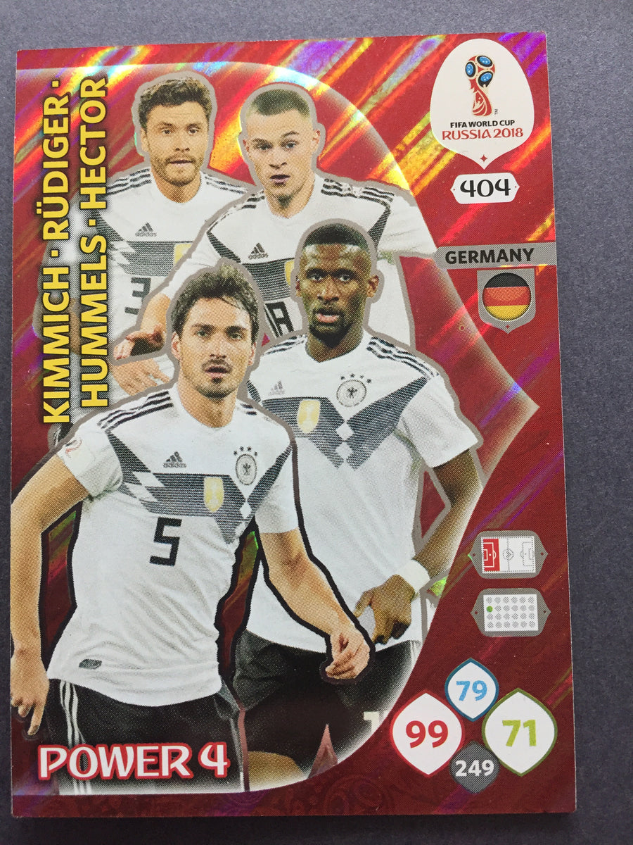 404. KIMMICH, RUDIGER, HUMMELS, HECTOR - GERMANY - POWER 4