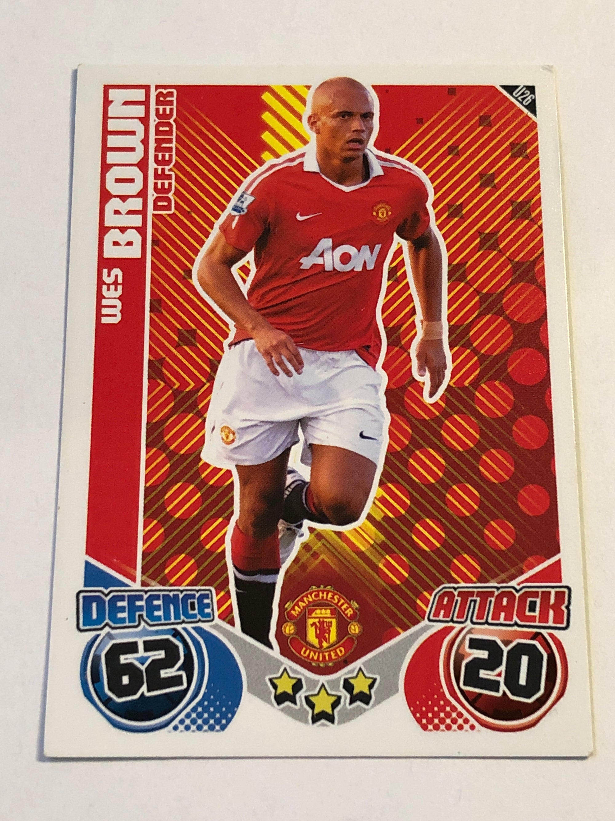 U26. WES BROWN - MANCHESTER UNITED