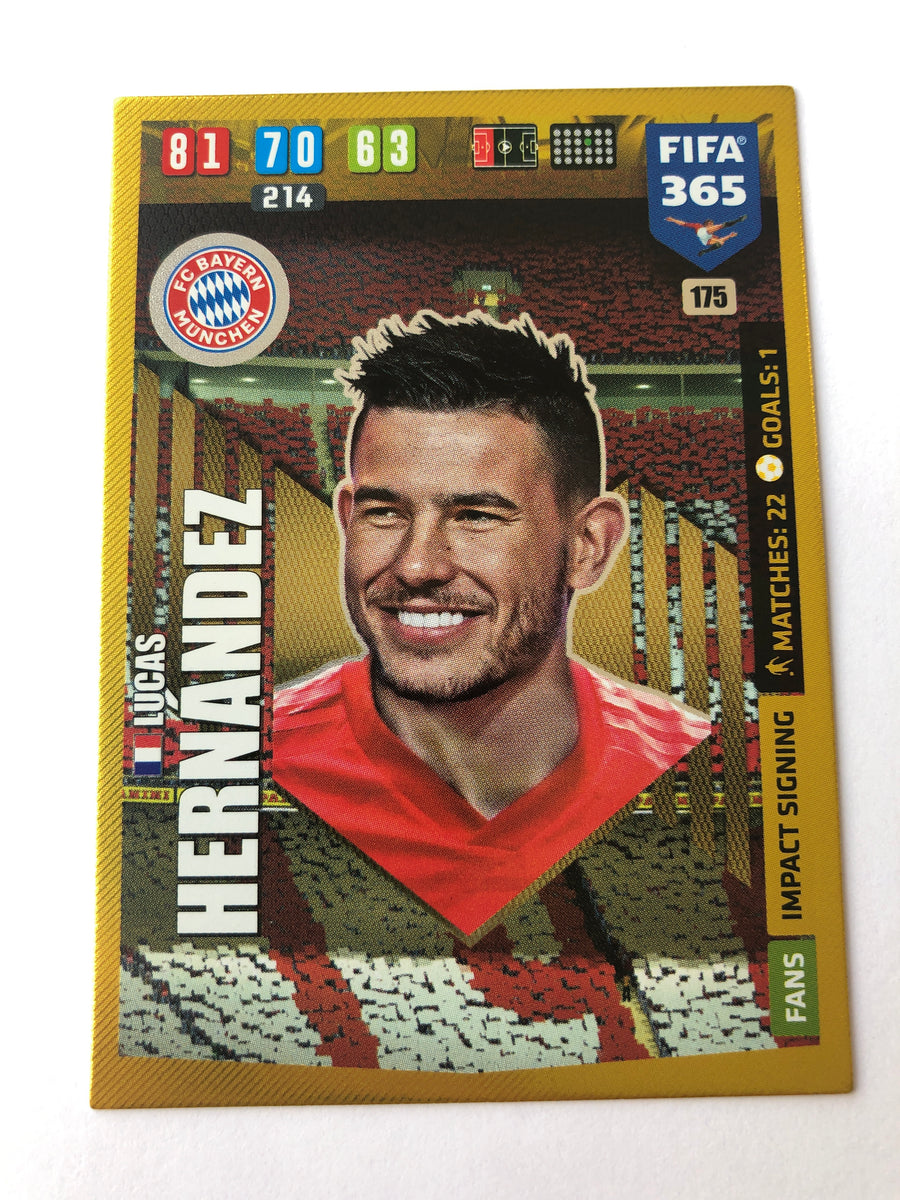 175. LUCAS HERNANDEZ - BAYERN MÜNCHEN - FANS IMPACT SIGNING