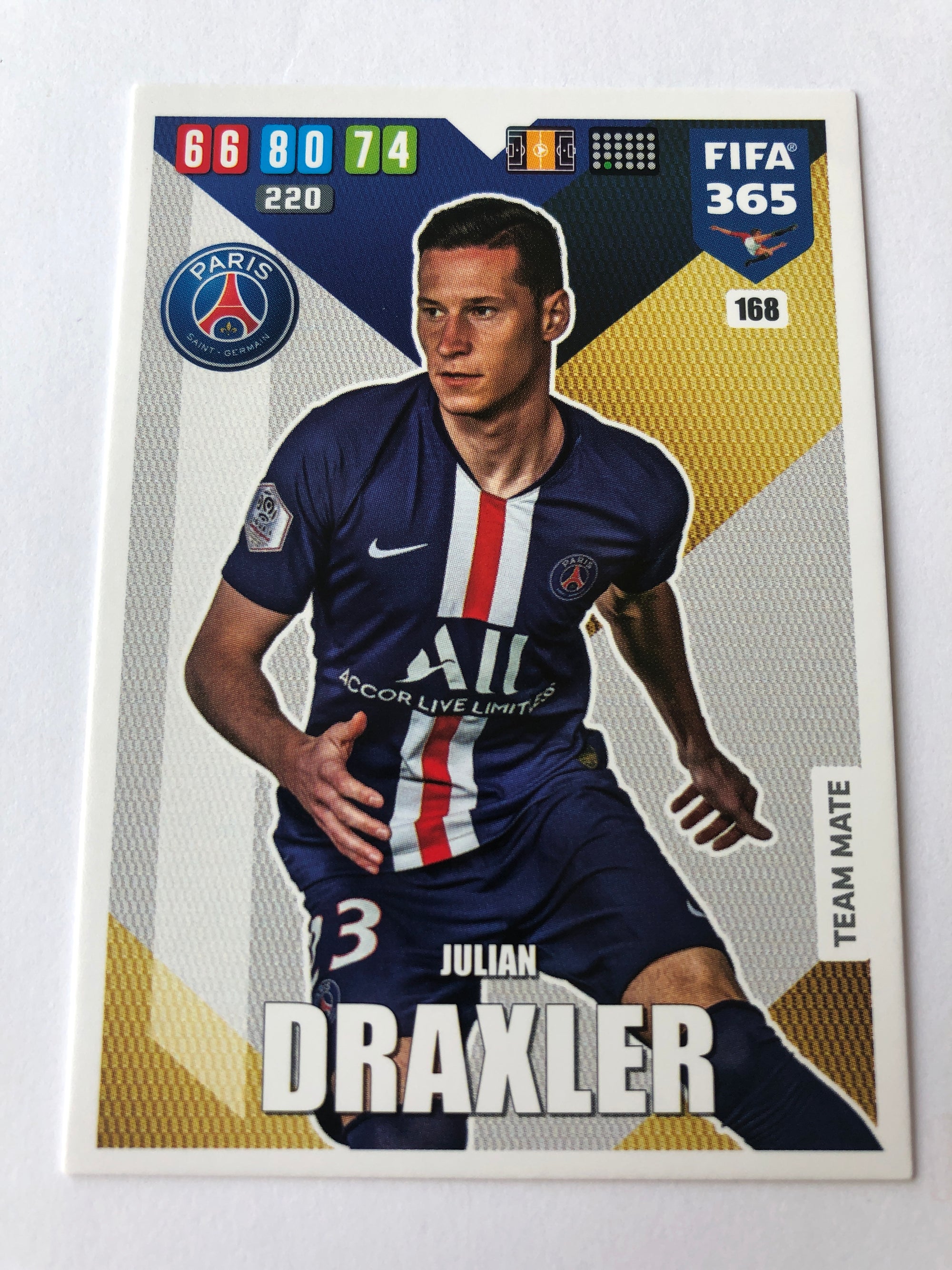 168. JULIAN DRAXLER - PARIS SAINT-GERMAIN - TEAM MATE