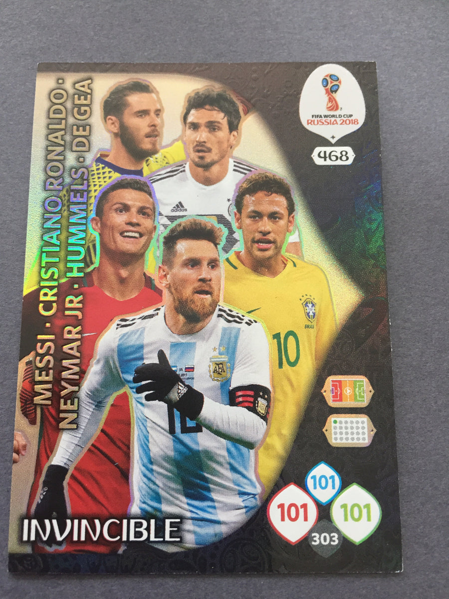 468. MESSI, RONALDO, NEYMAR JR, HUMMELS, DE GEA - INVINCIBLE