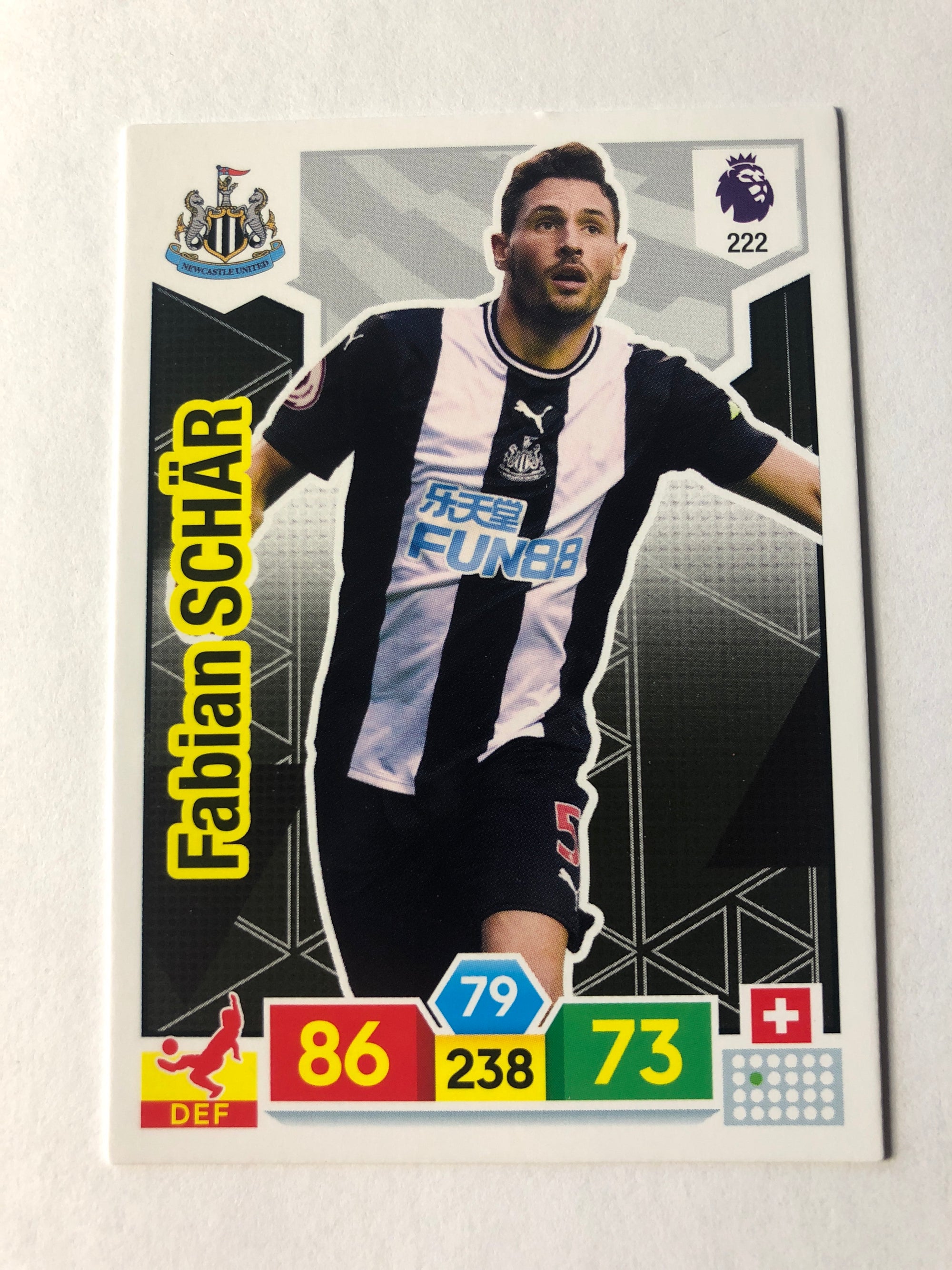 222. FABIAN SCHÄR - NEWCASTLE UNITED