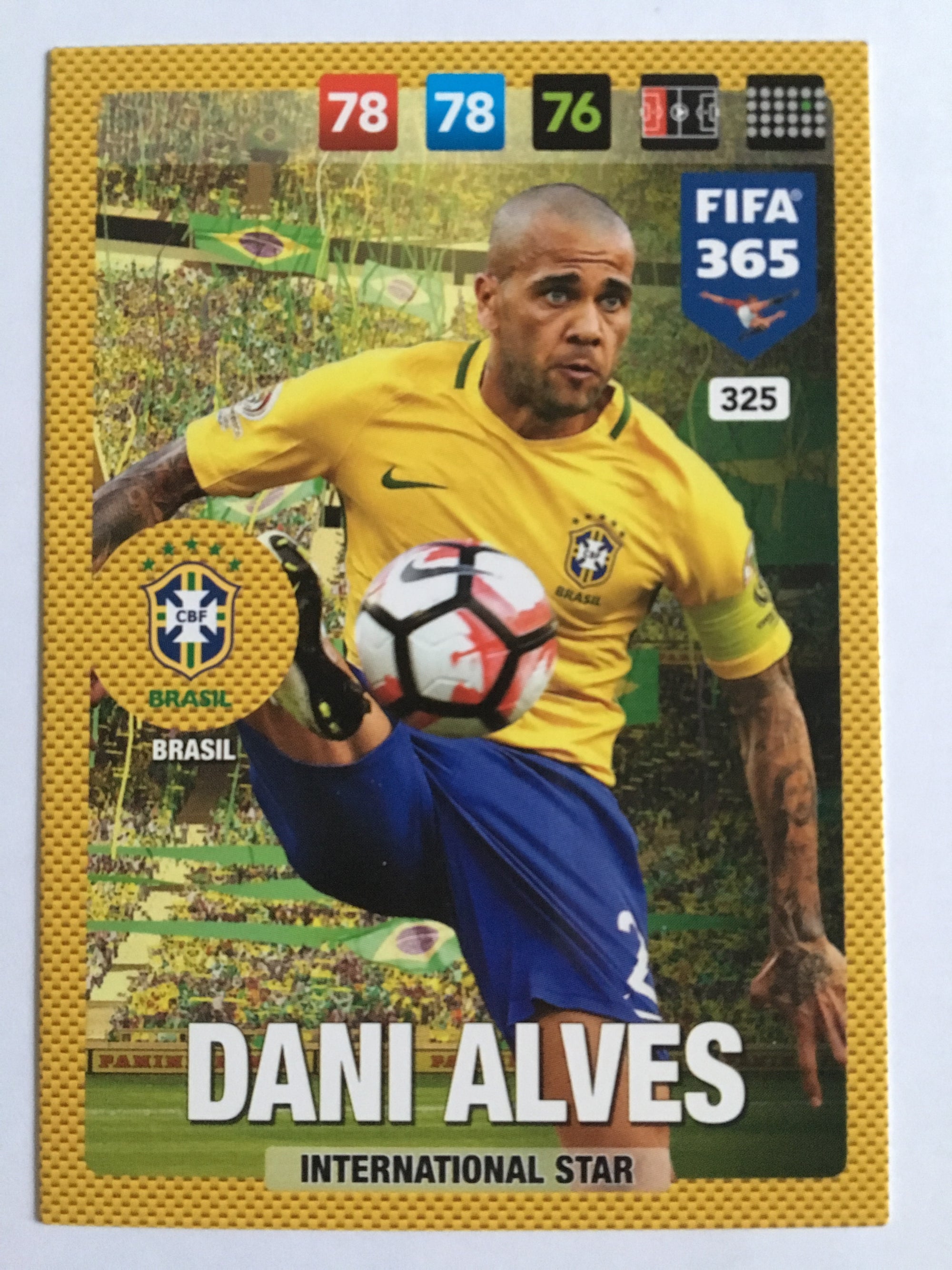325. DANI ALVES - BRASIL - INTERNATIONAL STAR