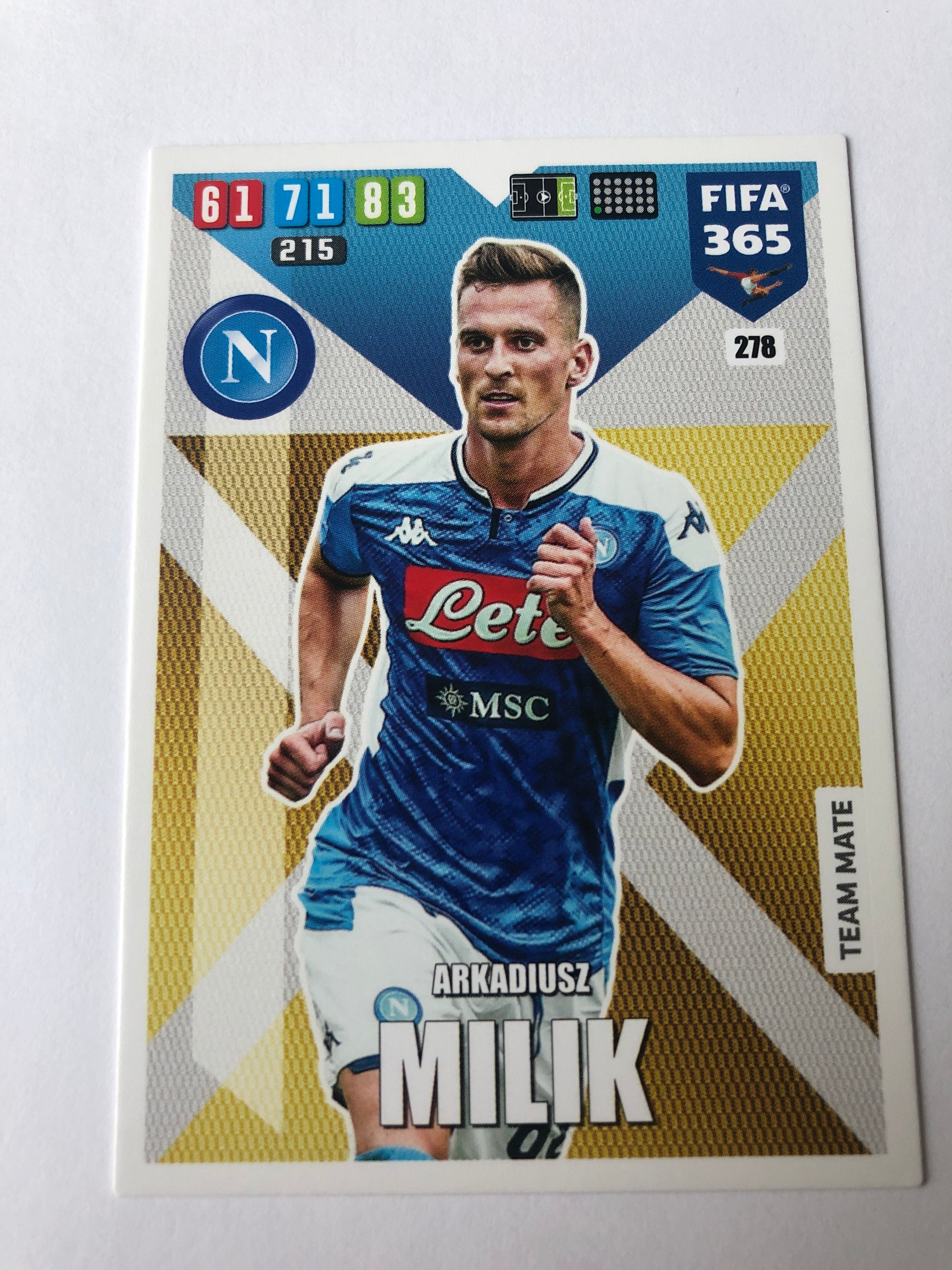278. ARKADIUSZ MILIK - NAPOLI - TEAM MATE