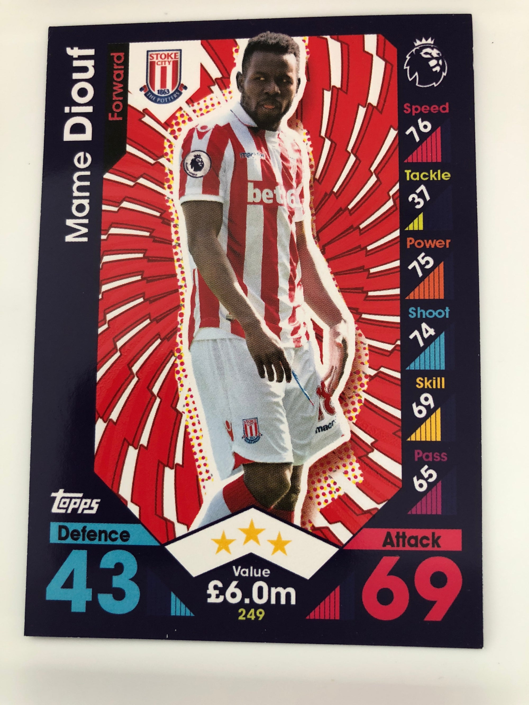 249. MAME DIOUF - STOKE CITY