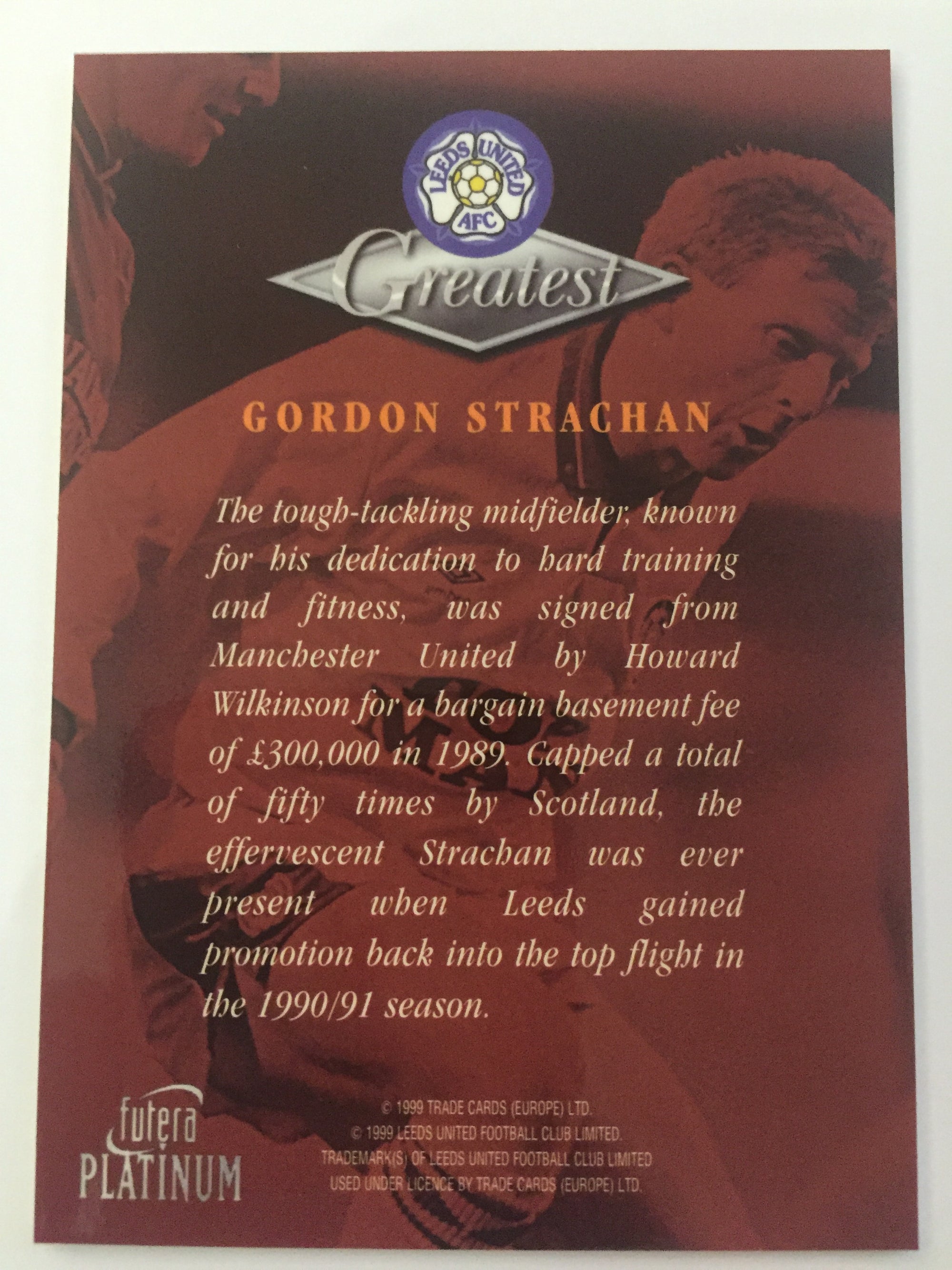 GORDON STRACHAN - LEEDS UNITED