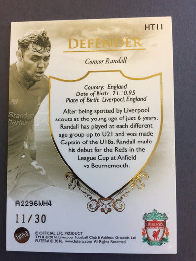 HT11. Connor Randall #11/30 - Heritage - Liverpool