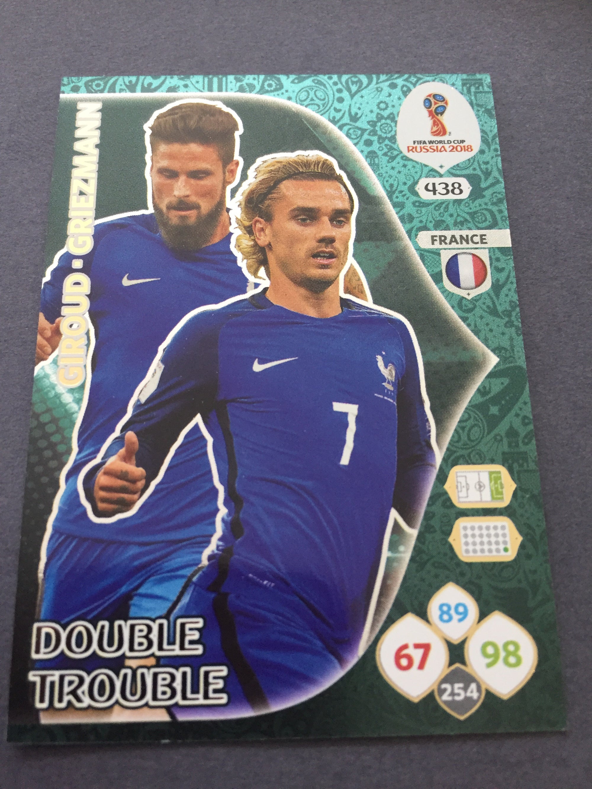 438. GIROUD-GRIEZMANN - FRANCE - DOUBLE TROUBLE