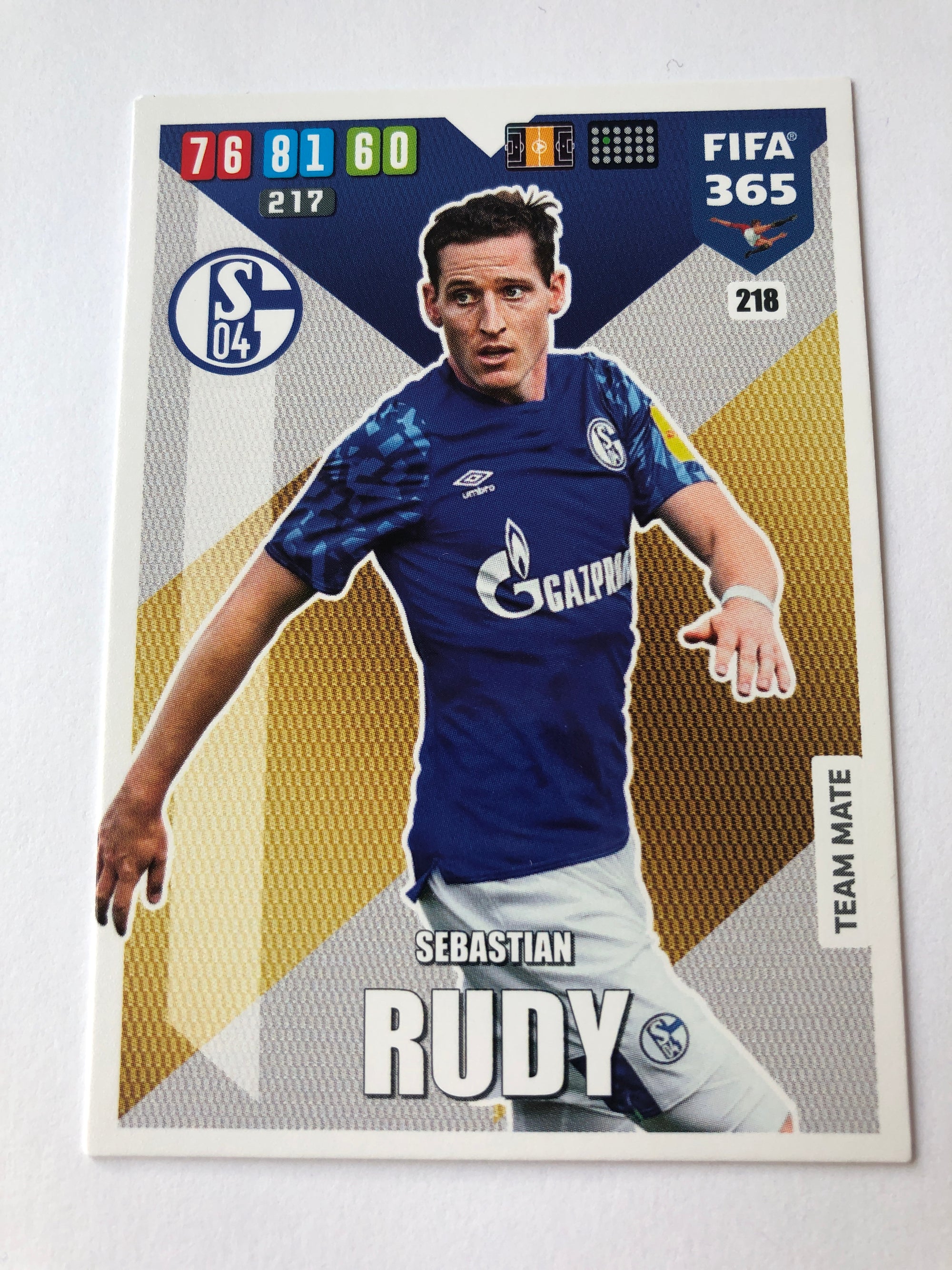 218. SEBASTIAN RUDY - SCHALKE 04 - TEAM MATE