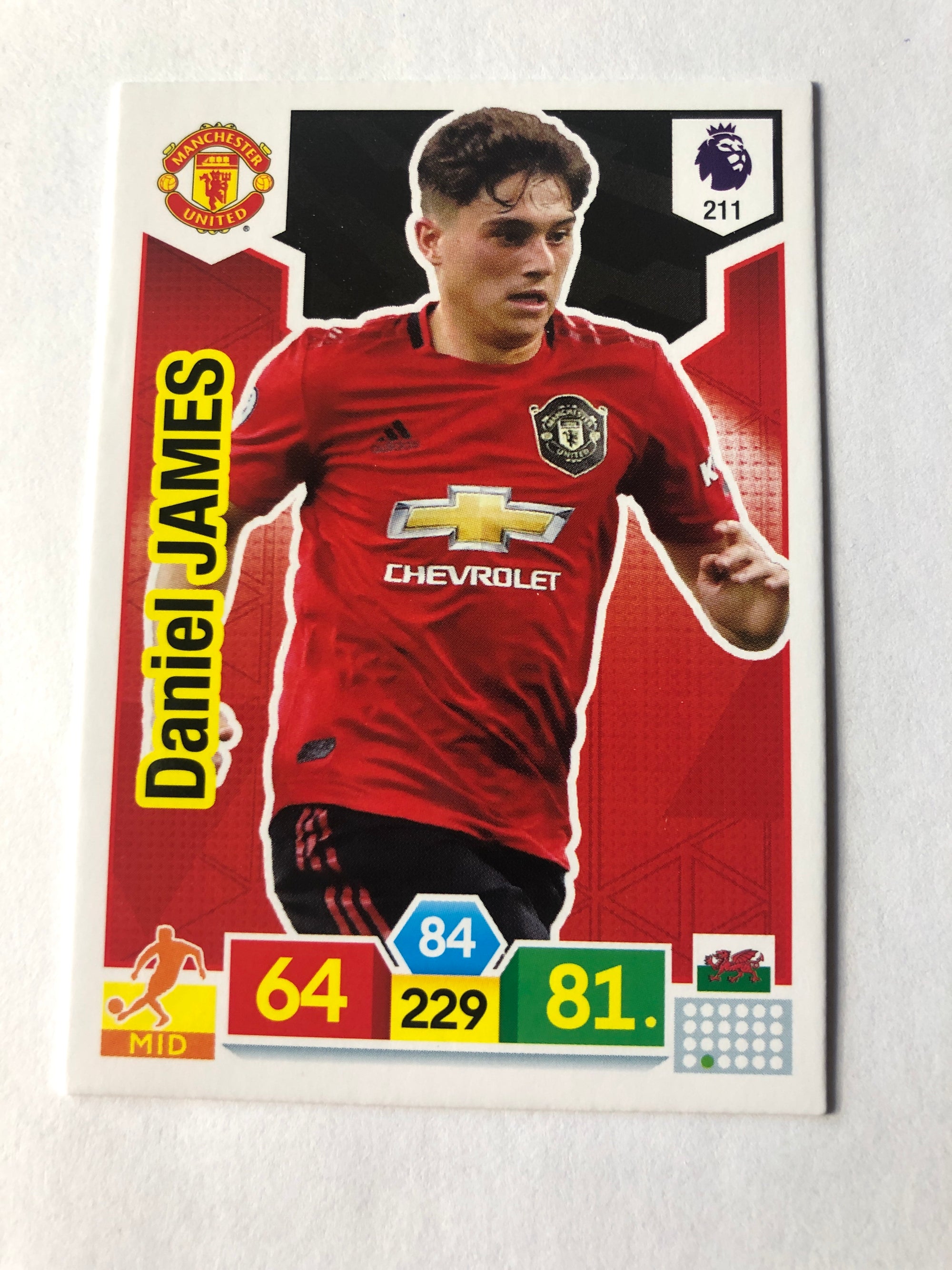 211. DANIEL JAMES - MANCHESTER UNITED