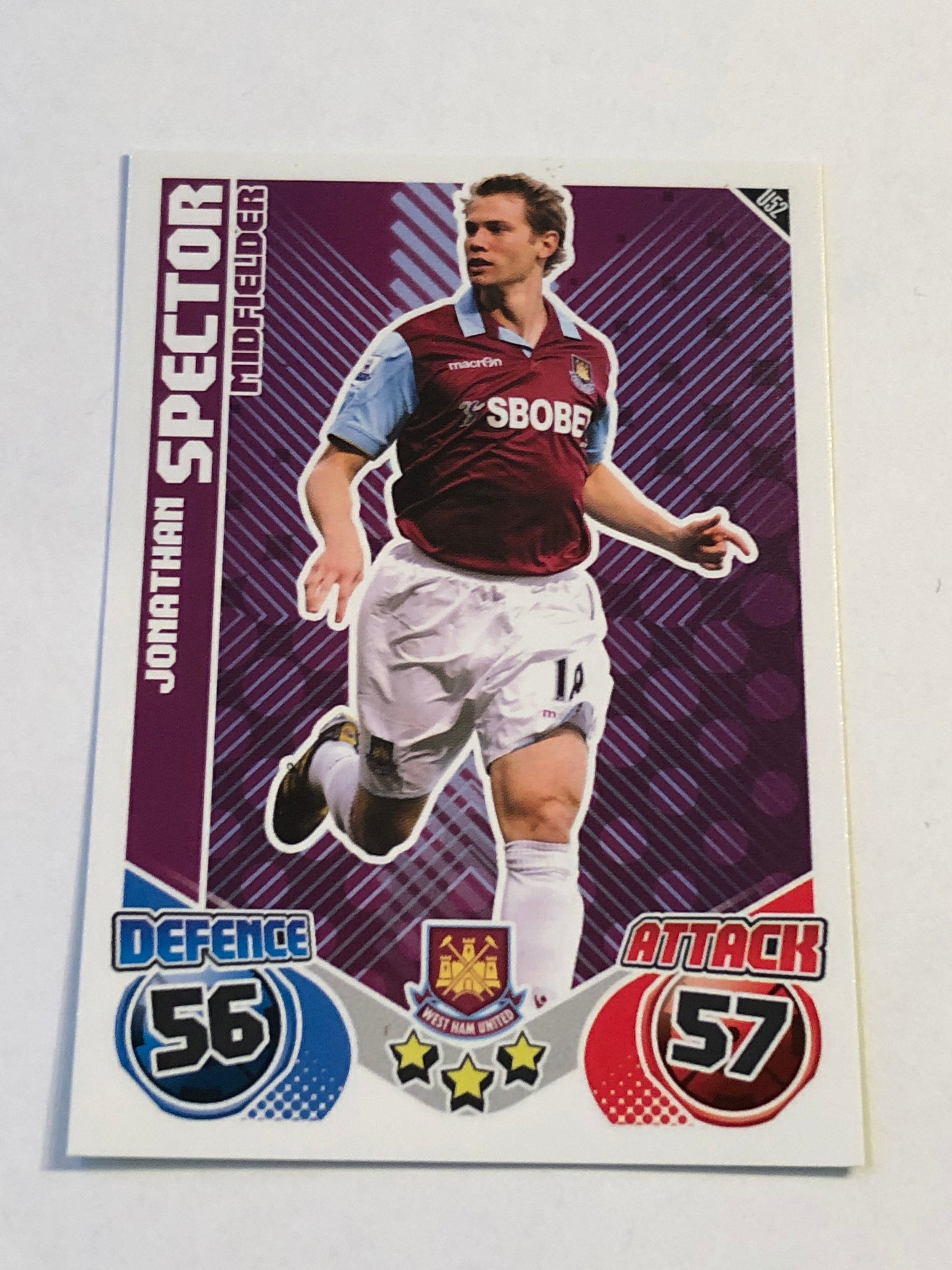 U52. JONATHAN SPECTOR - WEST HAM UNITED