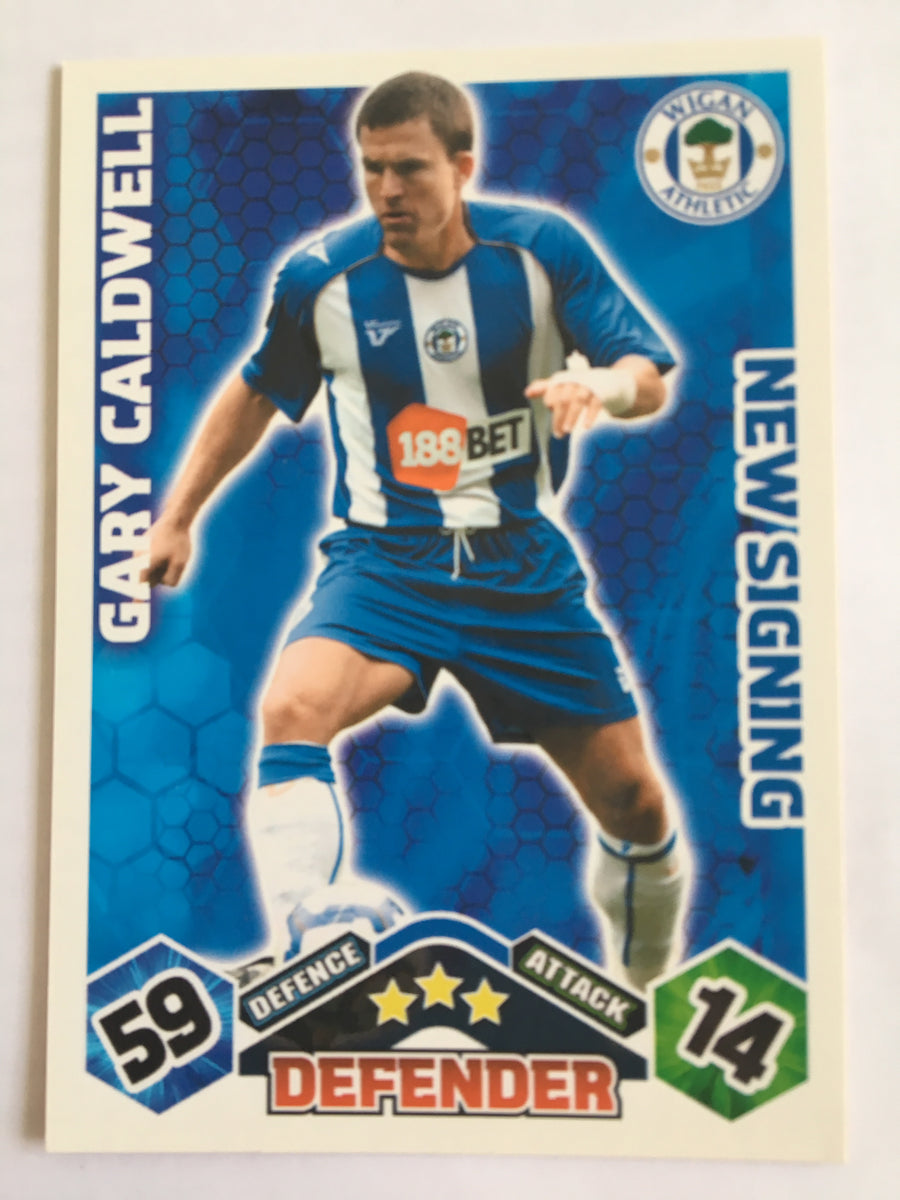 NS145. GARY CALDWELL - WIGAN ATHLETIC - NEW SIGNING
