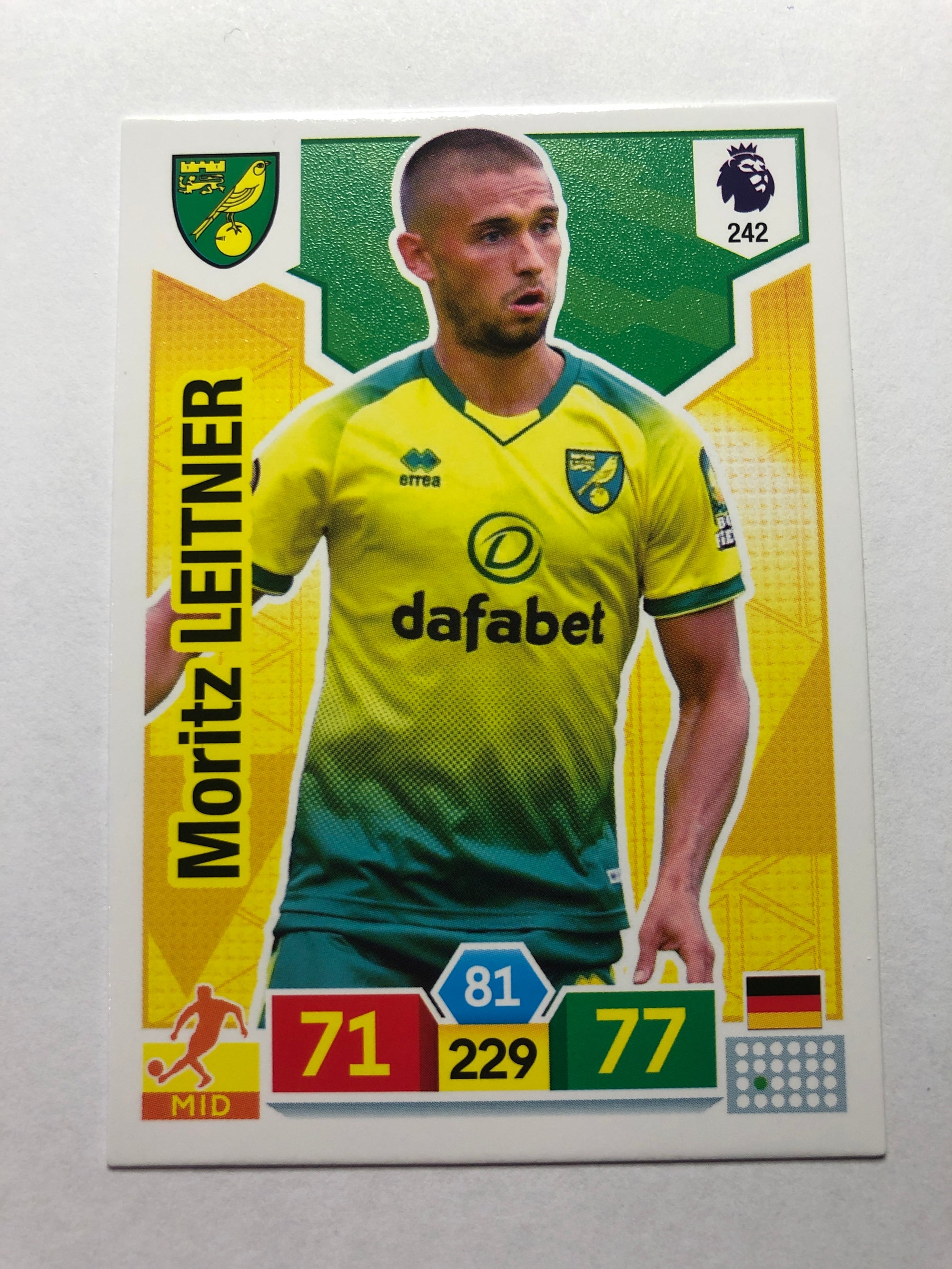 242. MORITZ LEITNER - NORWICH CITY