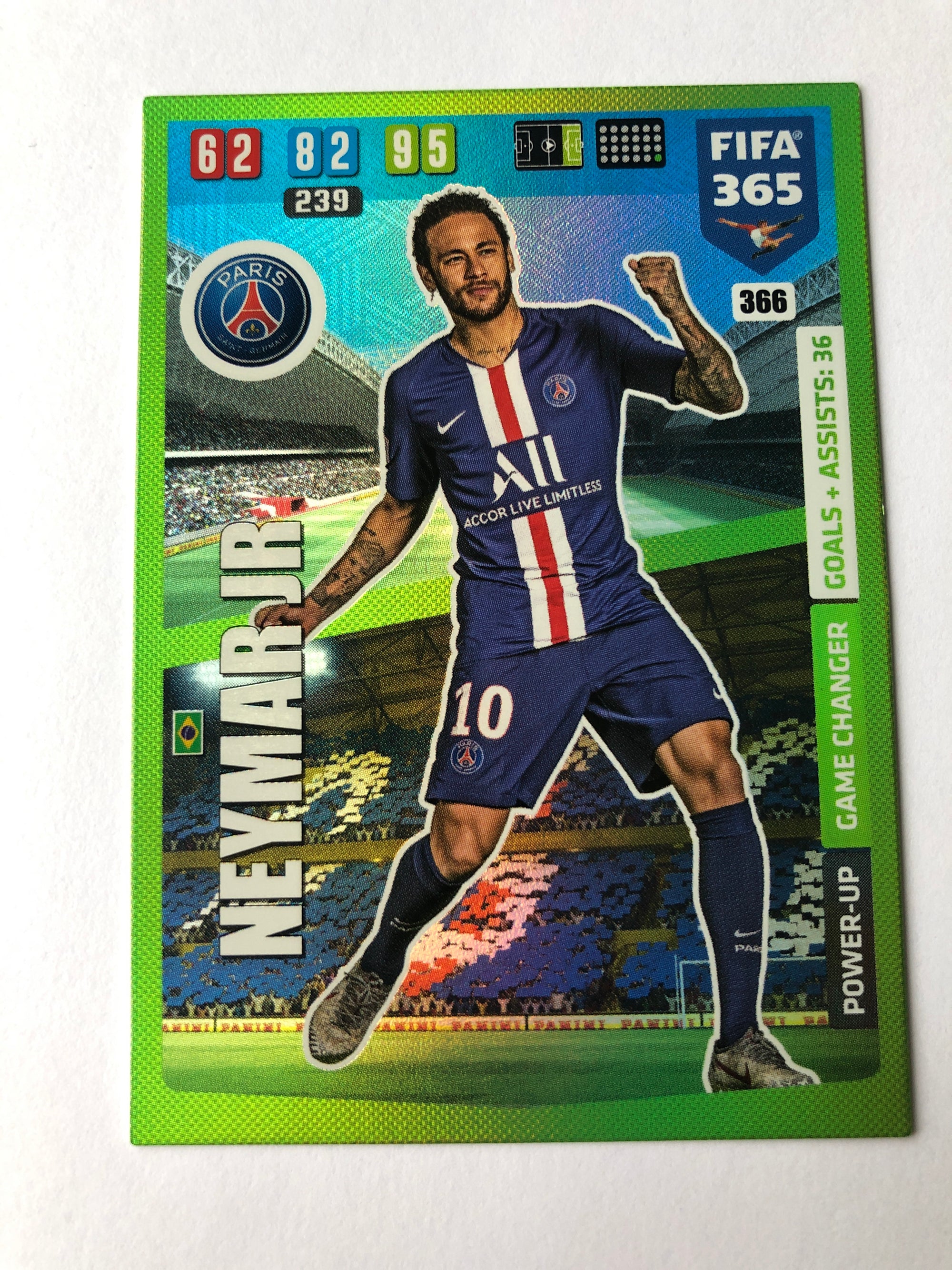 366. NEYMAR JR - PARIS SAINT-GERMAIN -POWER-UP GAME CHANGER